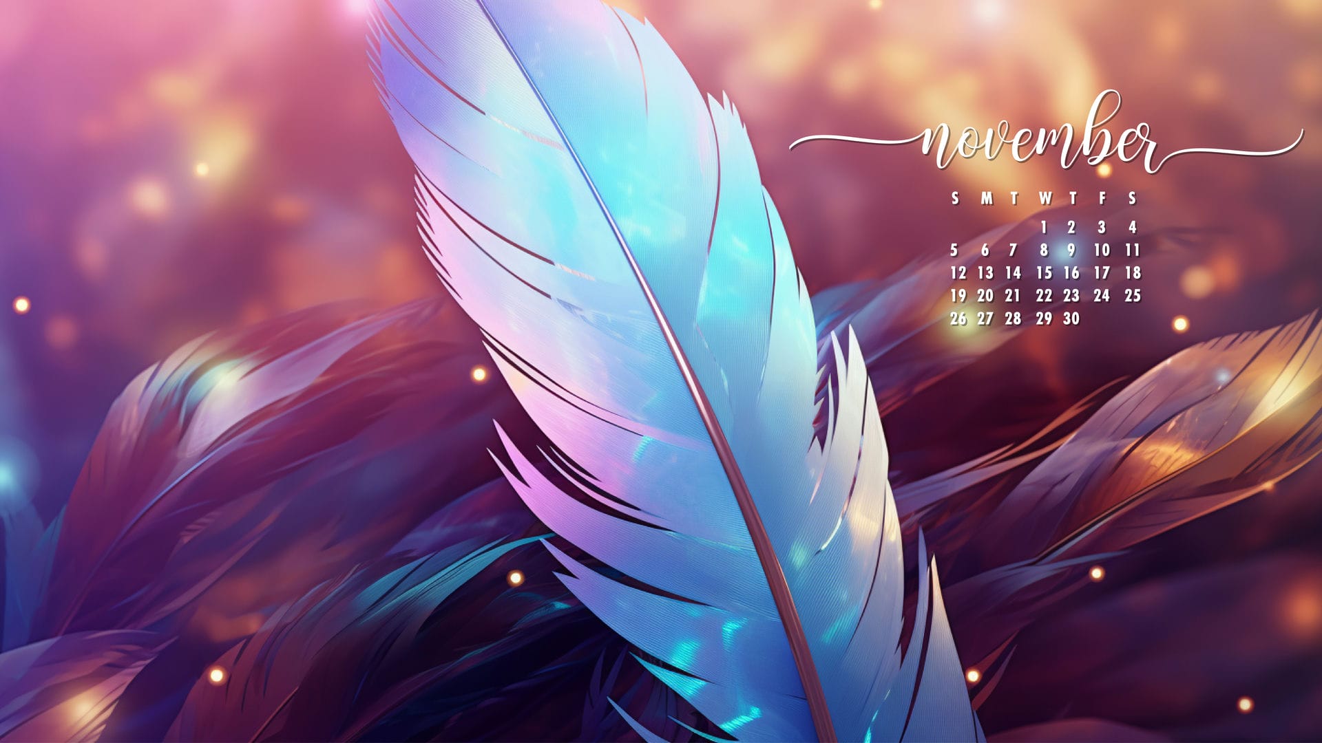 1920x1080 November Calendar Wallpaper Best Desktop & Phone Background
