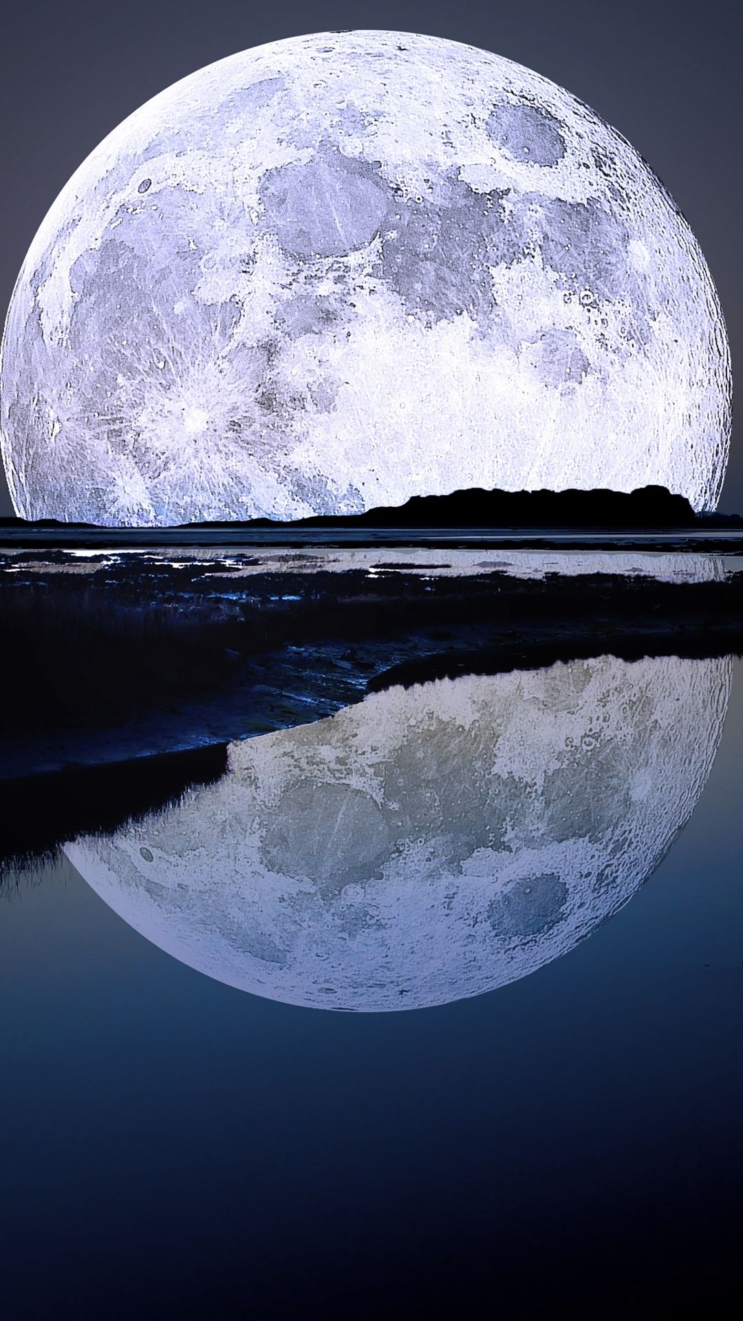 1080x1920 Free download Super Moon Water Reflection iPhone 6 Plus HD Wallpaper HD Free [1080x1920] for your Desktop, Mobile & Tablet. Explore Supermoon Wallpaper