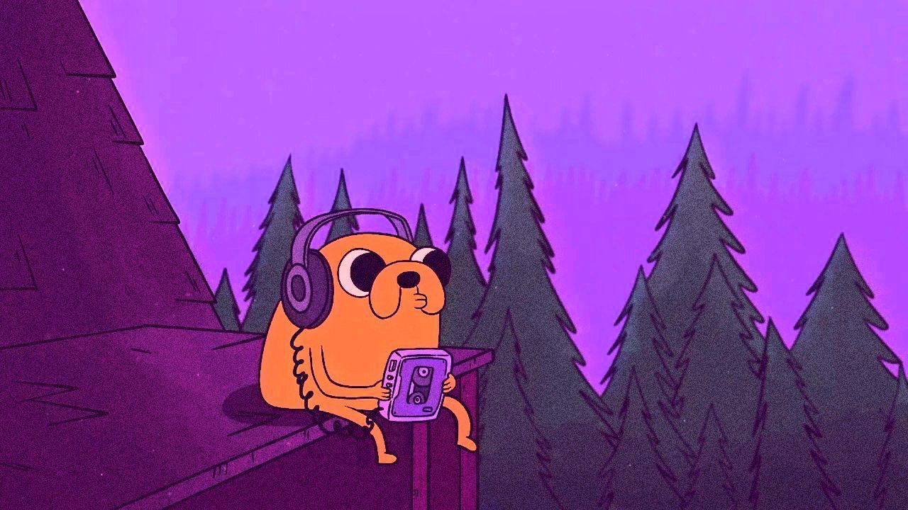 1280x720 Chill Cartoon Wallpaper