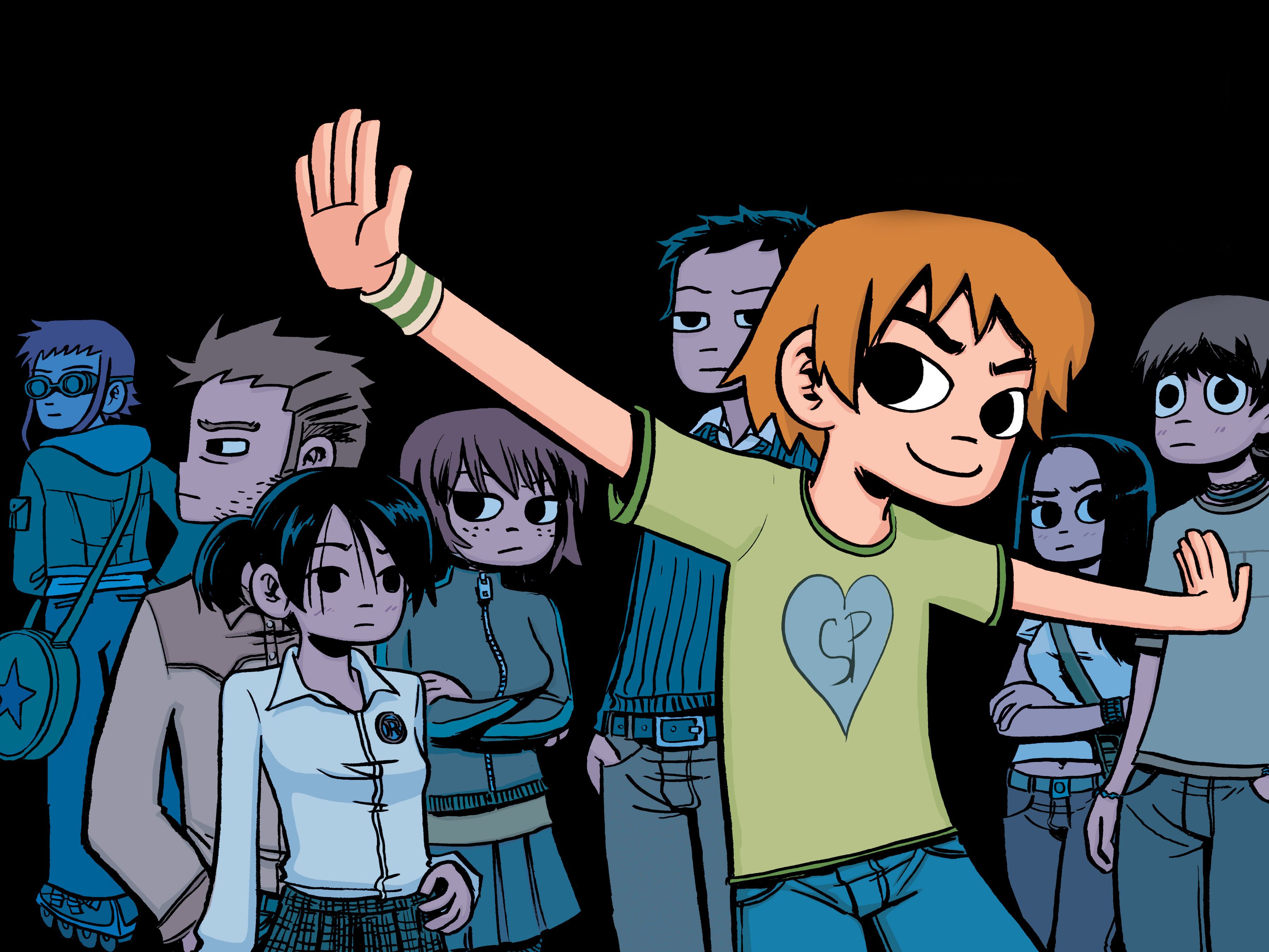 3599x2700 Comics Scott Pilgrim HD Wallpaper
