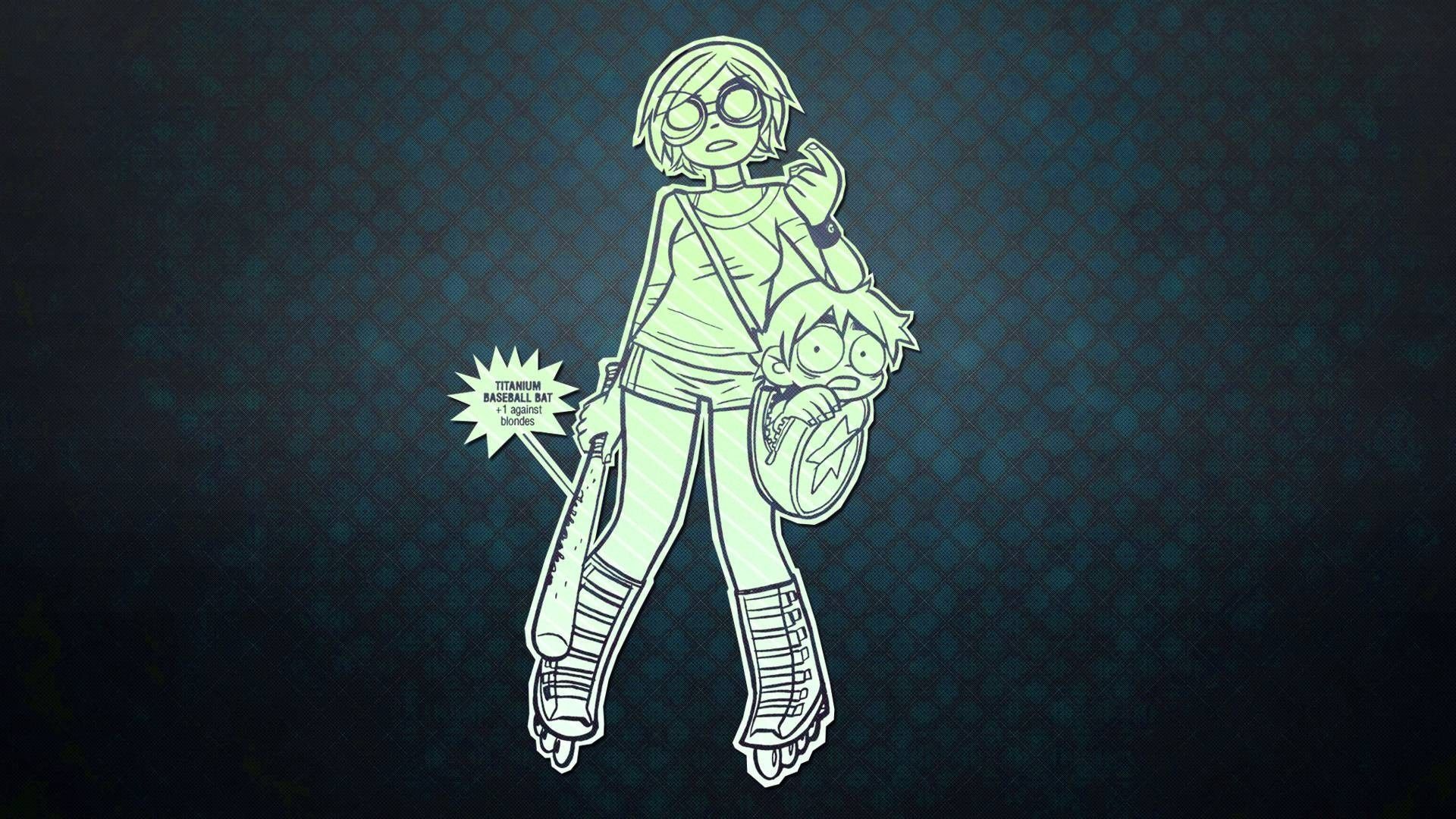 1920x1080 drawing, illustration, Scott Pilgrim, Ramona Flowers, hand, darkness, sketch Gallery HD Wallpaper