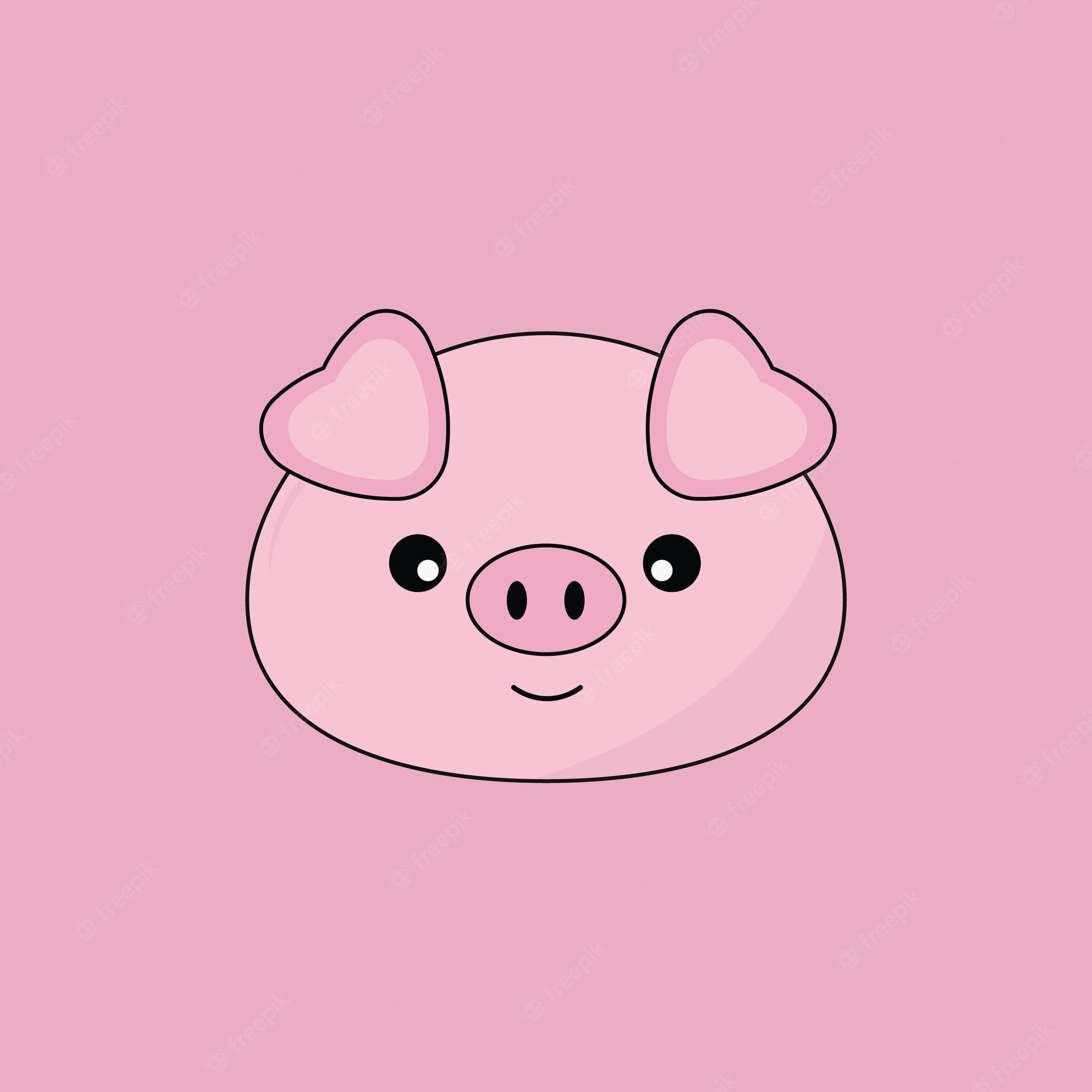 Pink Pig Wallpapers Top Free Pink Pig Backgrounds WallpaperAccess