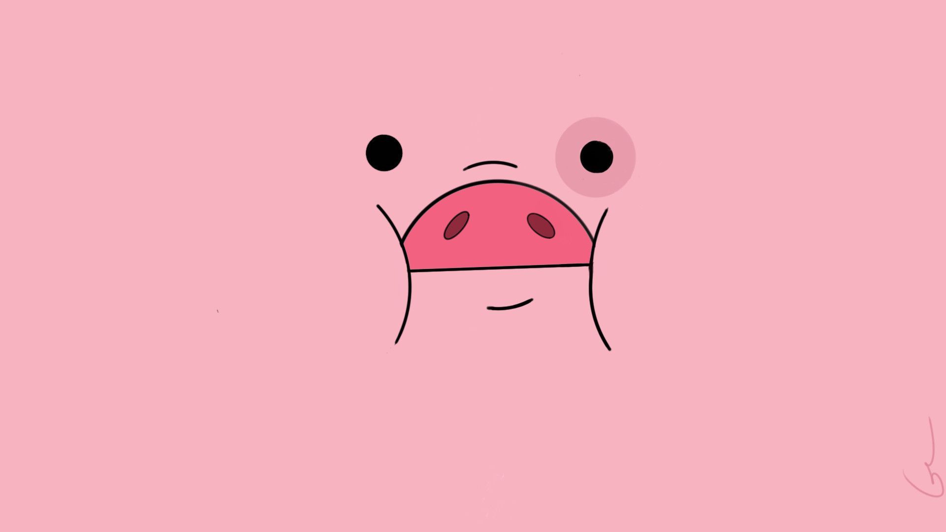 1920x1080 Pig Wallpaper