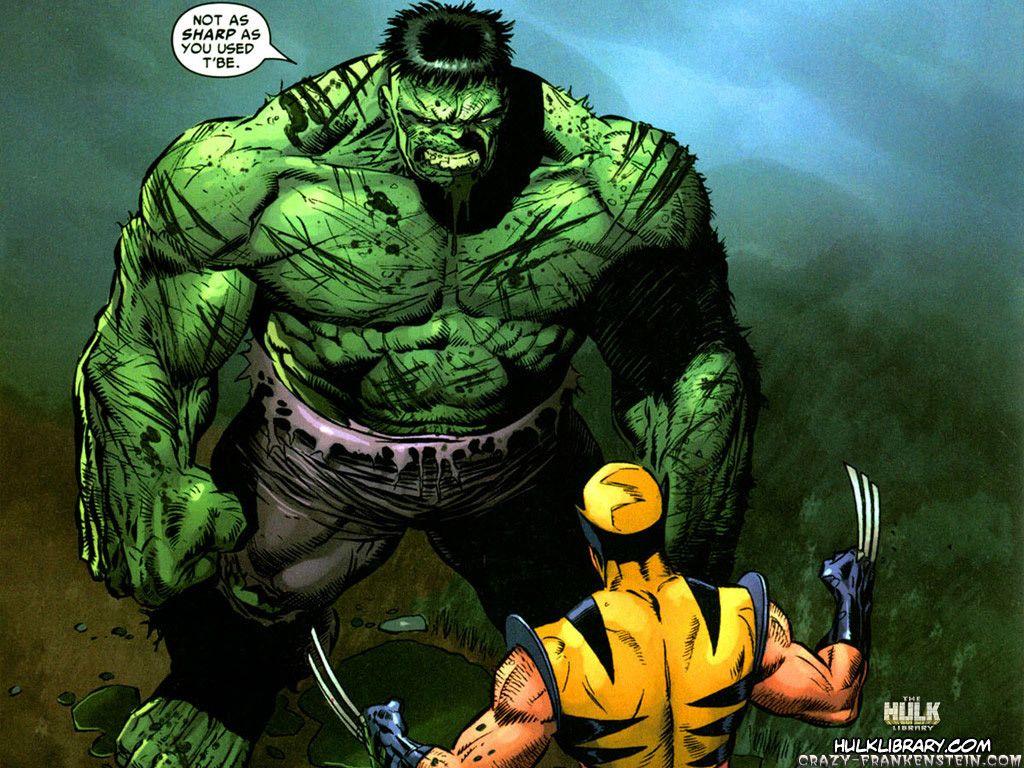1024x768 Hulk Cartoon hình nền