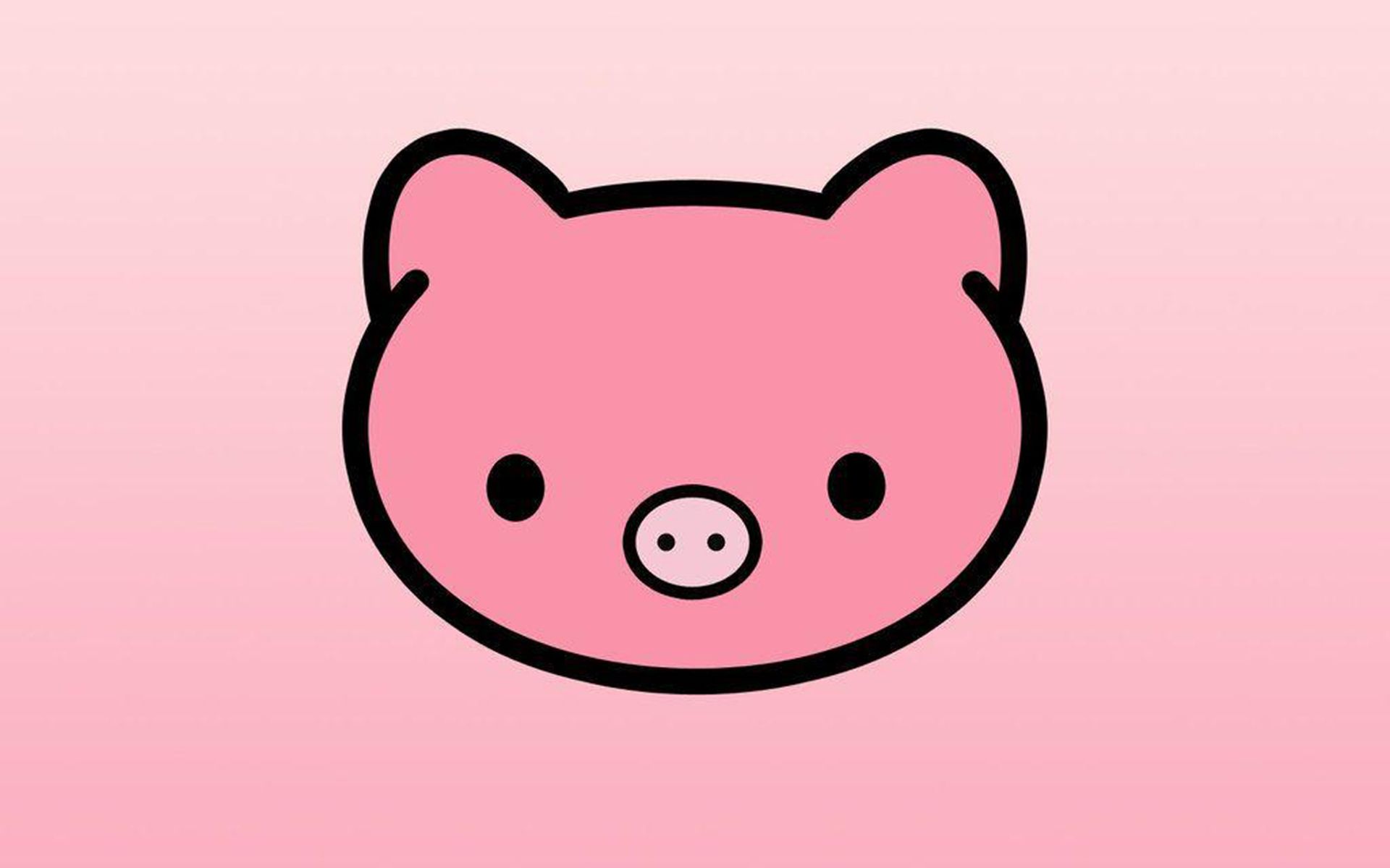 1920x1200 Cute Pig Desktop Wallpaper HD
