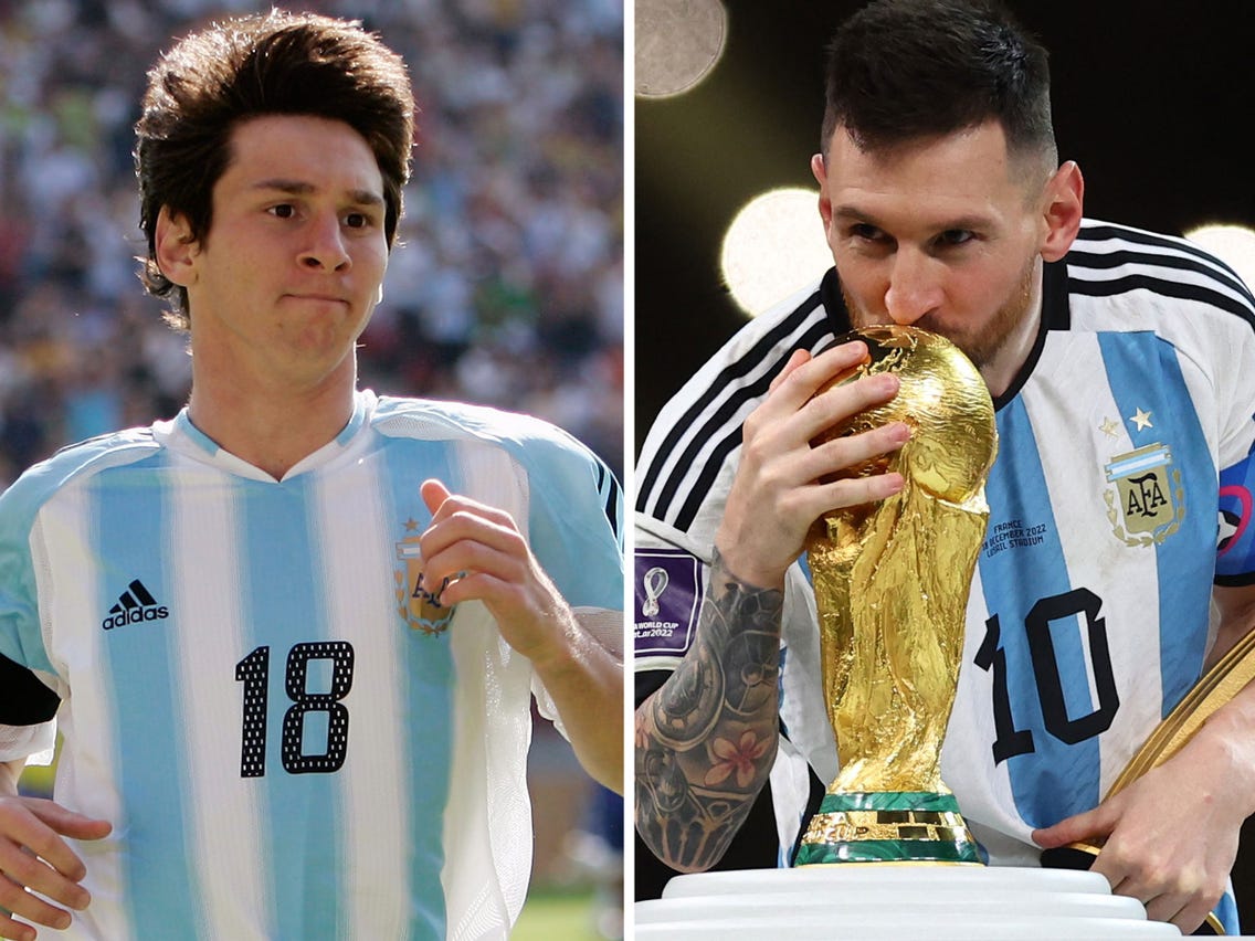 1136x852 Lionel Messi Photo From Each Year