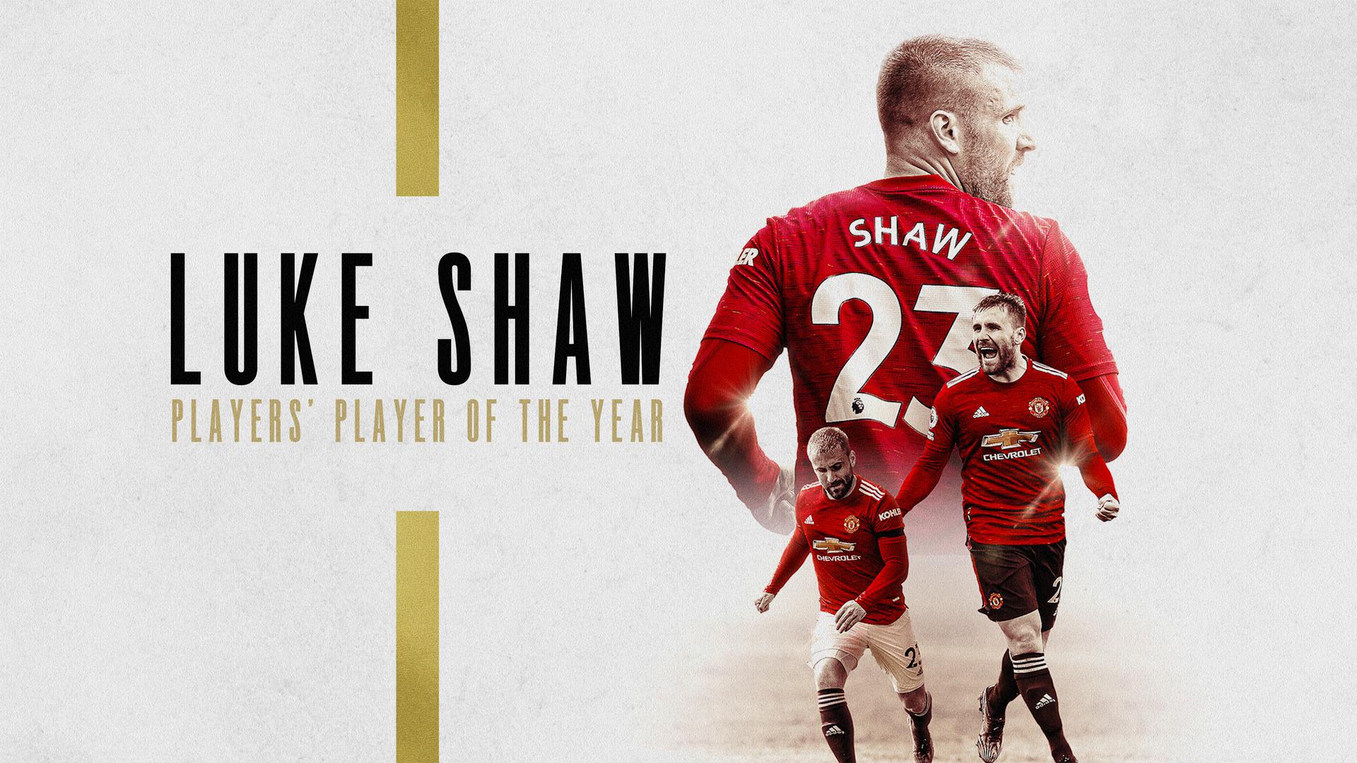 1920x1080 Luke Shaw wins Man Utd Players Player of the Year for 2020 21