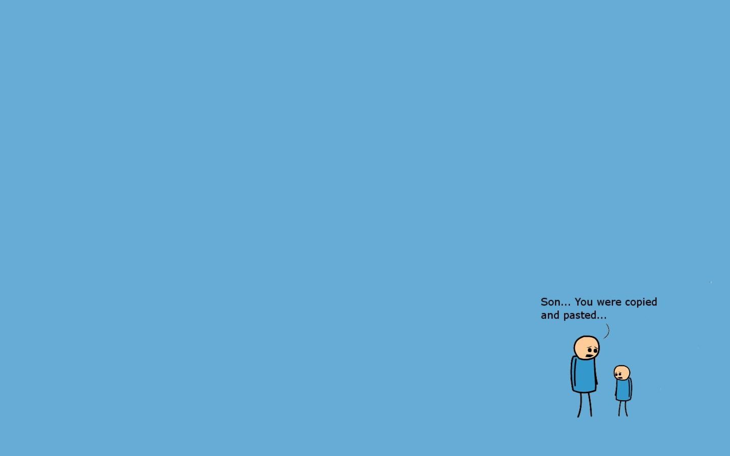 1440x900 Minimalistic Funny Cyanide And Happiness Wallpaper