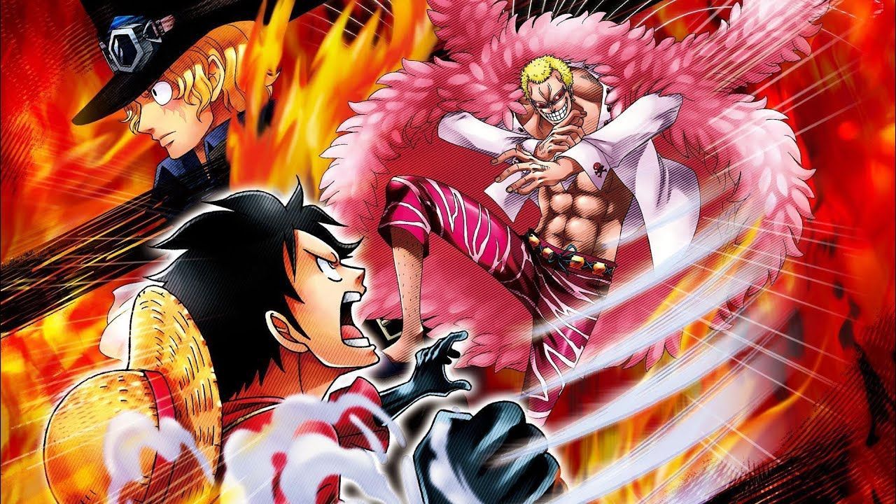 1280x720 LUFFY VS DOFLAMINGO. one Piece. Anime[AMV Edit In Tamil]@animextamil31