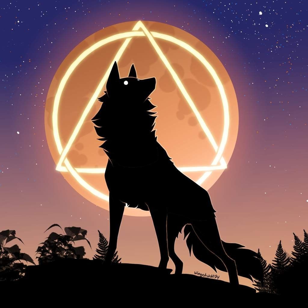 Wolf therian wallpaper idea - ibisPaint