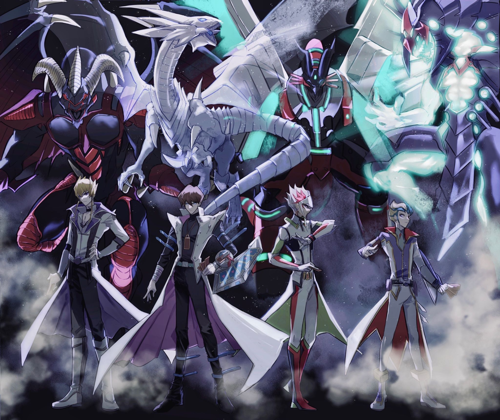 2048x1721 Galaxy Eyes Photon Dragon Gi Oh! ZEXAL Anime Image Board