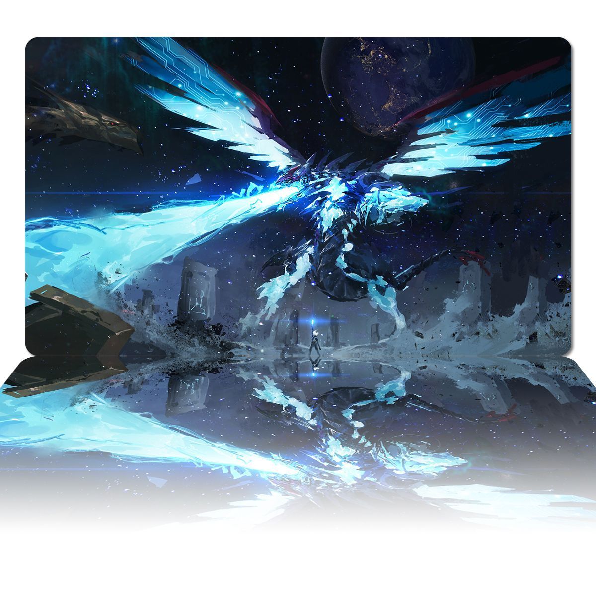 1200x1200 YuGiOh Galaxy Eyes Photon Dragon Play Mat TCG CCG Board Game Trading Card Game Mat Custom Mouse Pad Rubber Desk Mat Zone & Bag