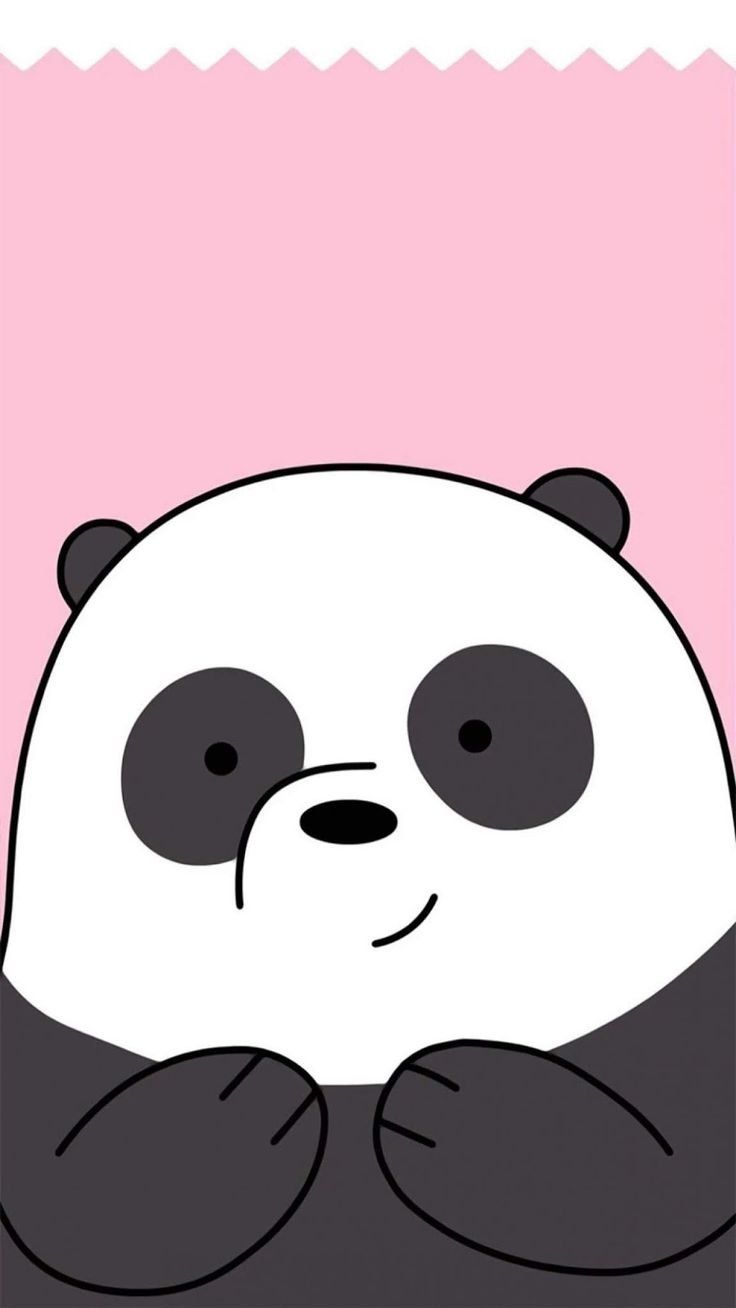 736x1308 We bare bears panda baby Wallpaper Download