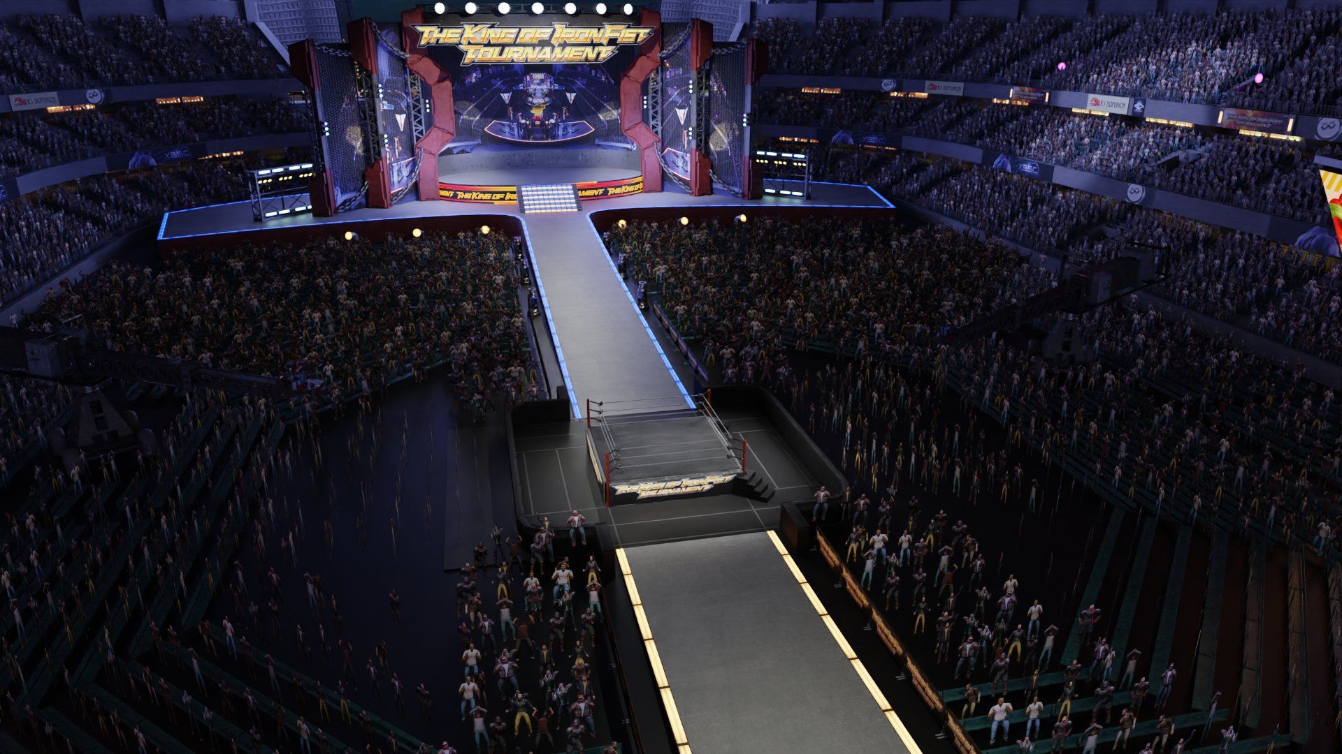 1920x1080 AD 8 Renders On X: Working On A Wrestling Ring Version Of The Tekken Arena Stage For Blender. Shout Out To For The NXT Arena, Which Is Where I Got The Ring From