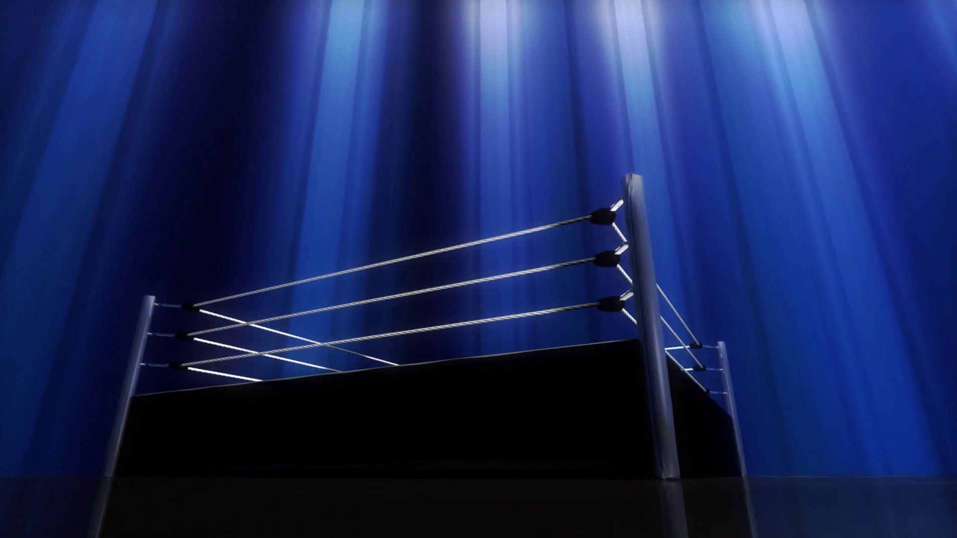 1920x1080 Blue Light Wrestling Boxing Ring Rotating Background Motion Background