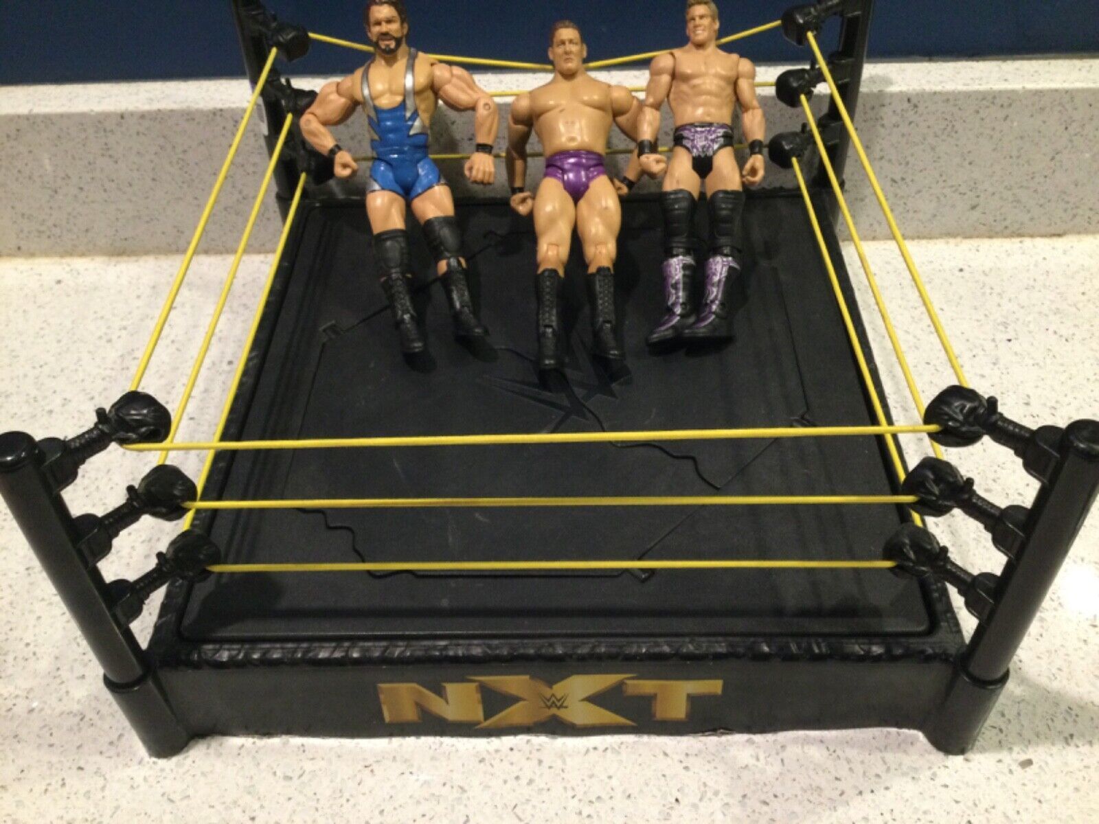 1600x1200 Mattel Spring Tension Action Wrestling Ring WWE NXT