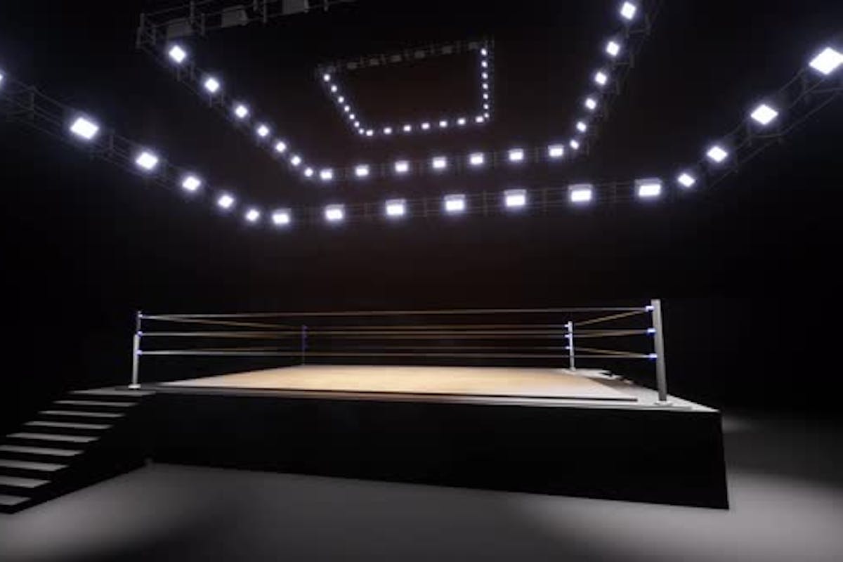 1200x800 Sports Wrestling And Boxing. Sport 4K Professional Background Animation, Stock Video
