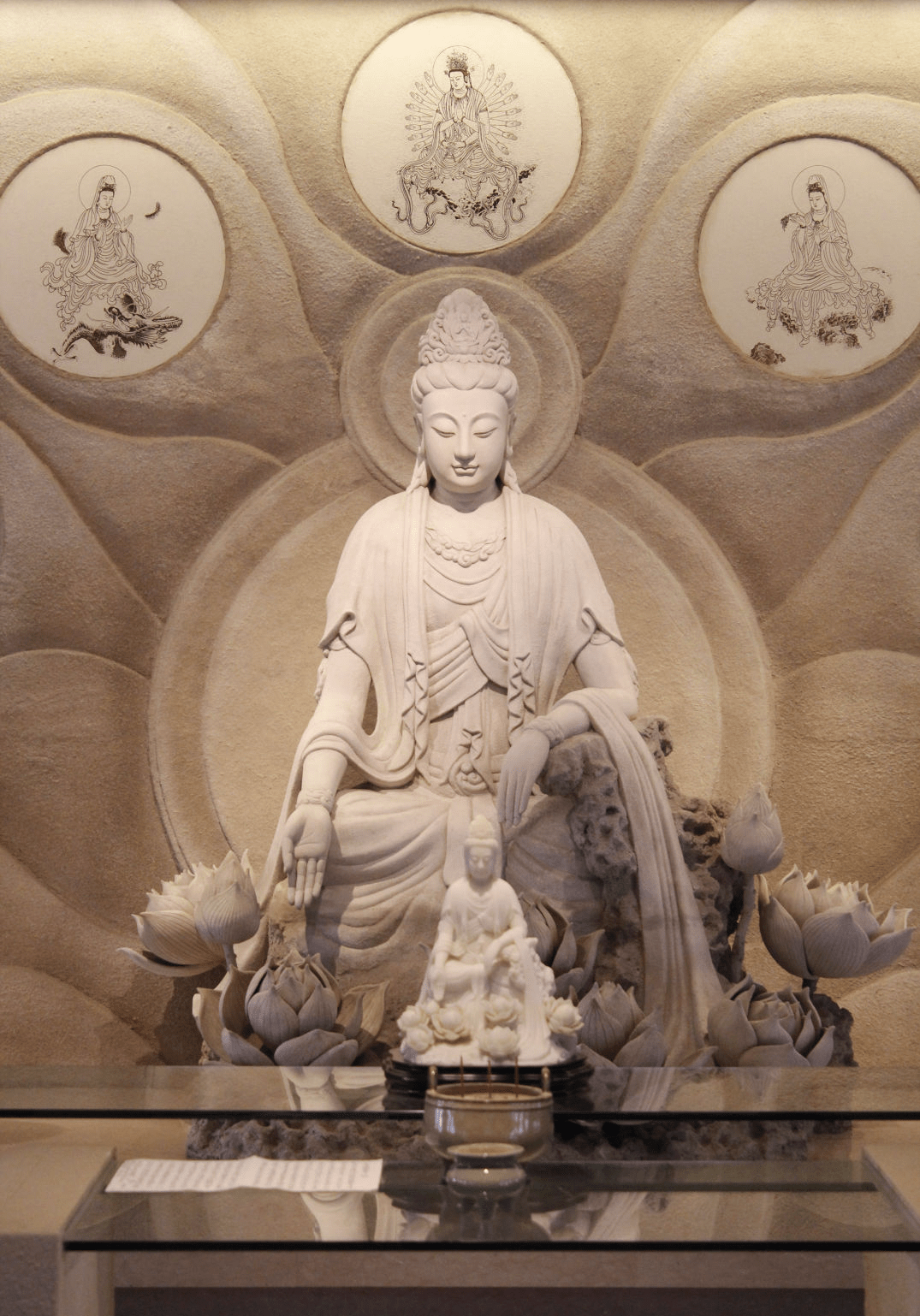 1075x1538 Buddhist Symbols. Buddha and Bodhisattva image