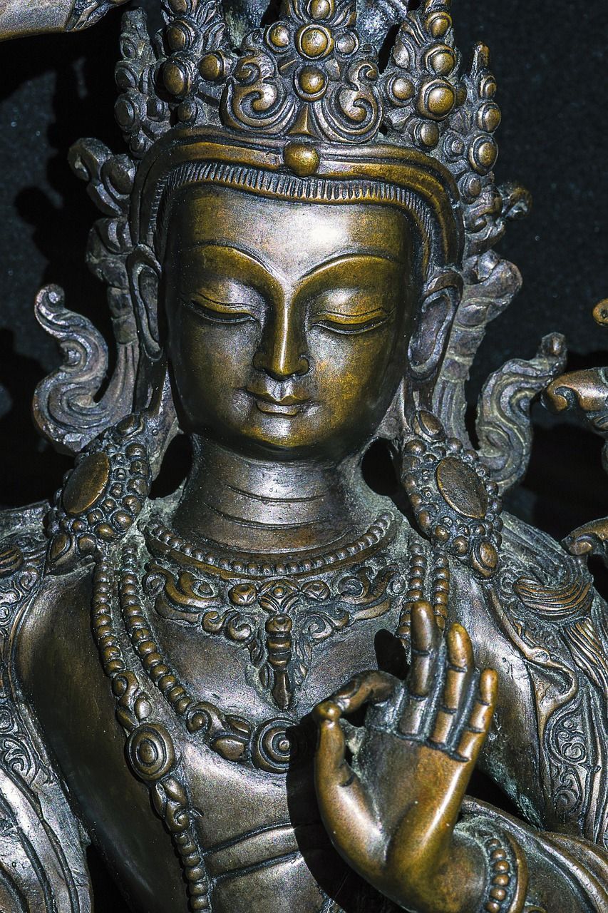 853x1280 Free Bodhisattva & Buddha Image