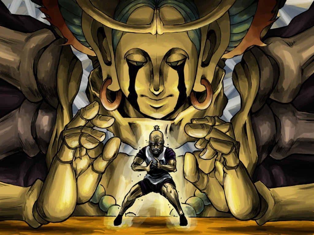 1024x768 Download Isaac Netero In 100 Type Guanyin Bodhisattva Stance Wallpaper