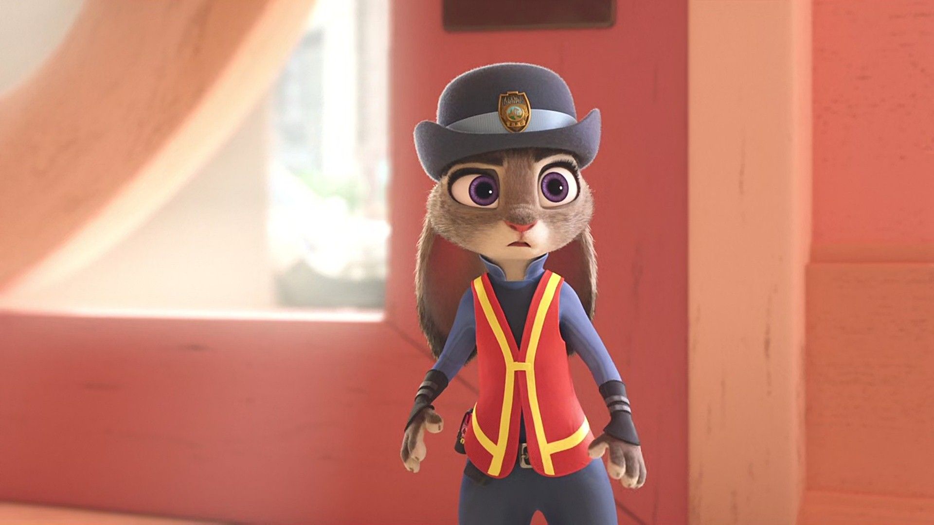 1920x1080 Lt. Judy Hopps In Zootopia Wallpaper 00042