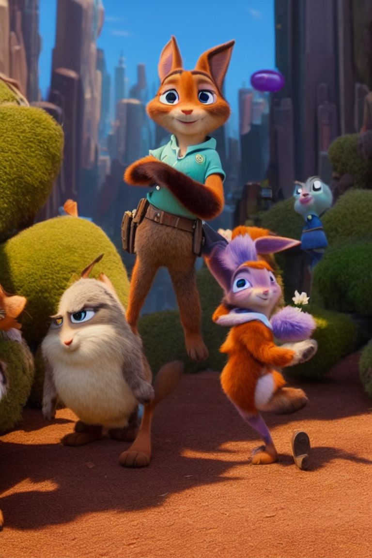 768x1152 Cheap Weasel253: Nudist Judy Hopps, Zootopia, Judy's Confident Demeanor Radiates A Powerful Energy, Her Fur Fluttering In The Wind, Firm Thicc Thighs