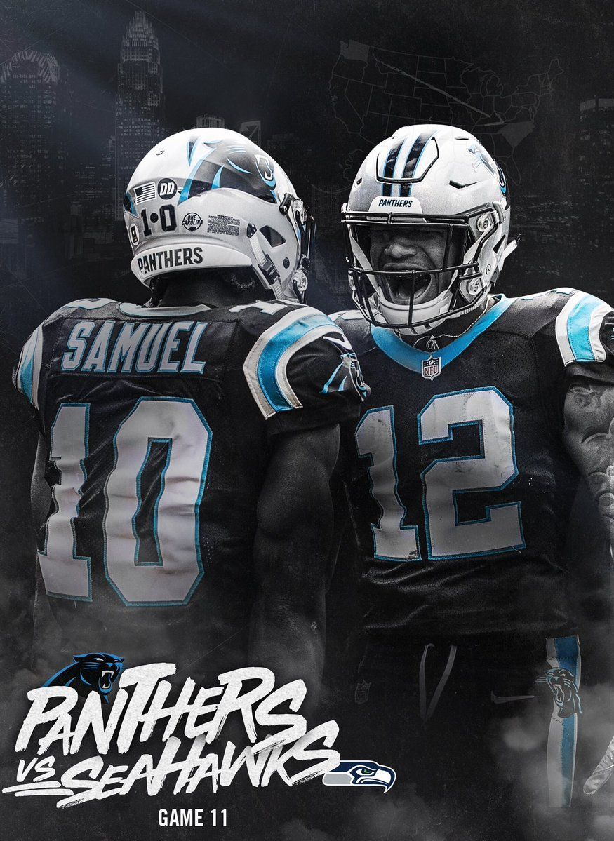 875x1199 Curtis Samuel and Dj Moore. Panthers football, Panther nation, Carolina panthers
