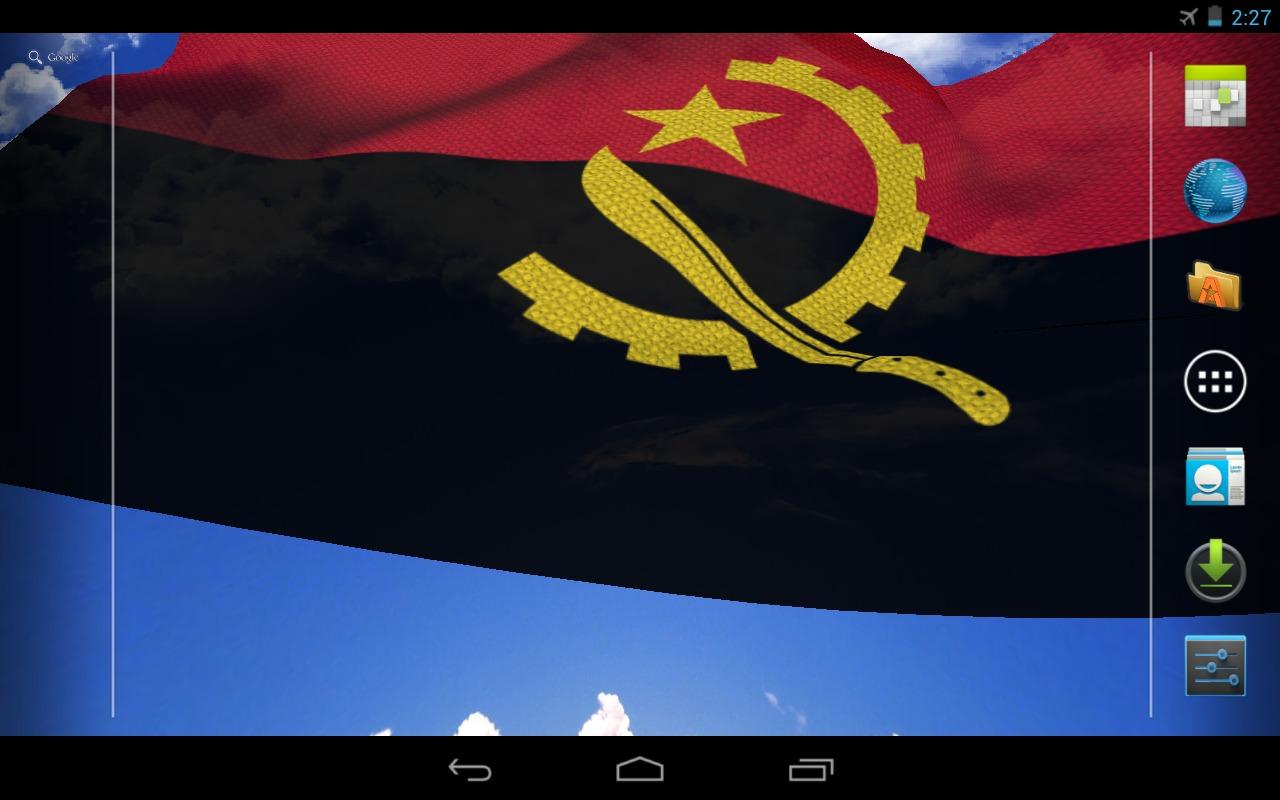 1280x800 Angola Flag for Android