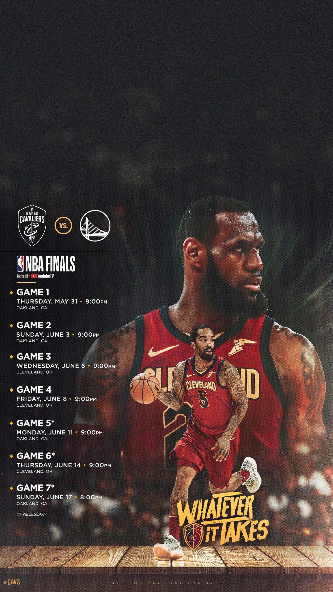 1080x1920 NBA Finals Schedule (Wallpaper)