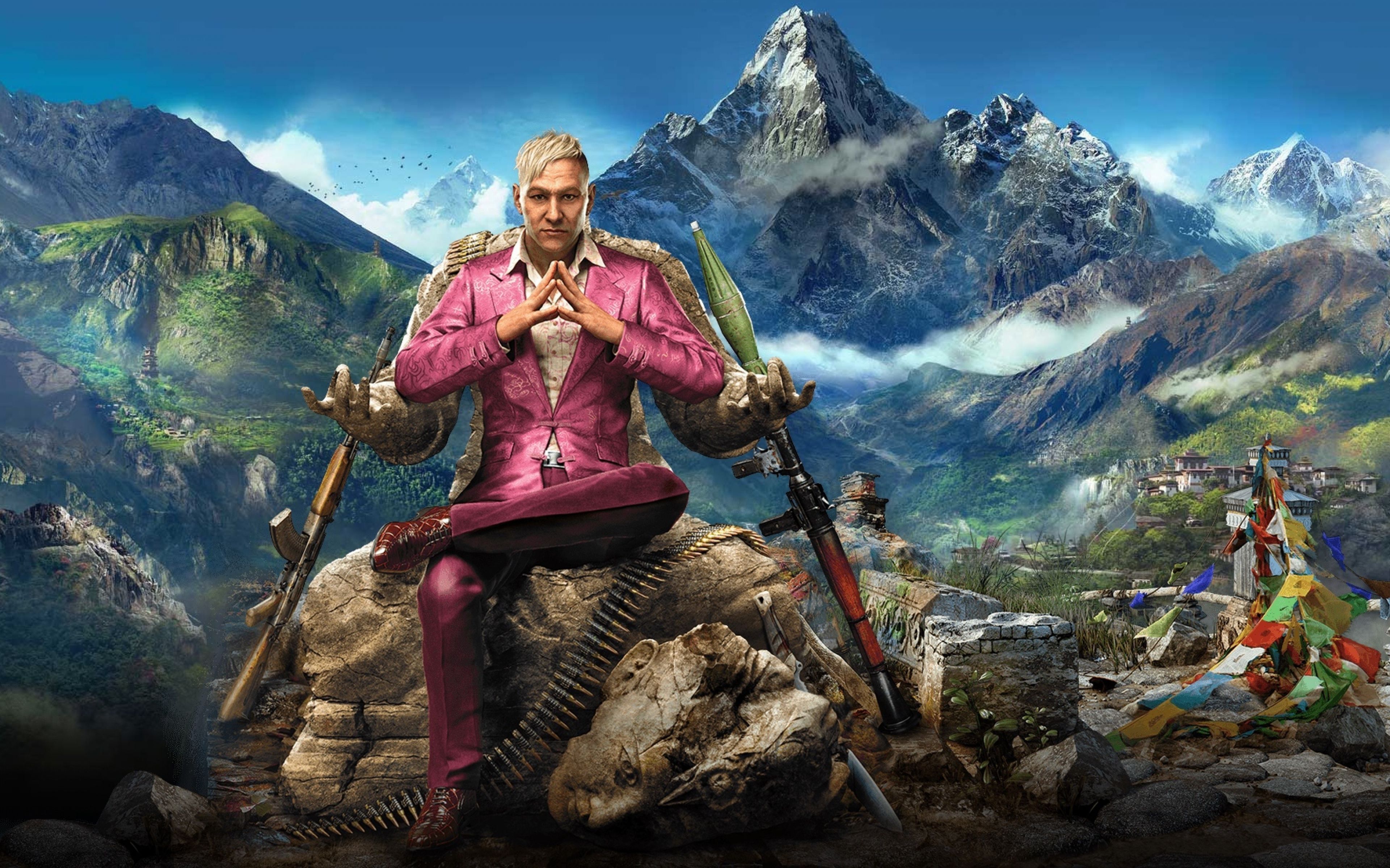 3840x2400 Free download Far cry 4 Ubisoft Kirata Pagan min Wallpaper Background Ultra HD [3840x2400] for your Desktop, Mobile & Tablet. Explore Far Cry 4 4K Wallpaper. Far Cry 4