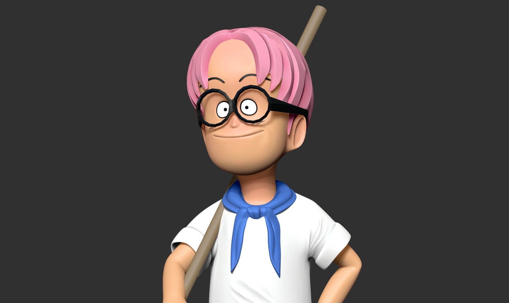 1634x974 Kid Koby Piece Fanart 3D Print Model