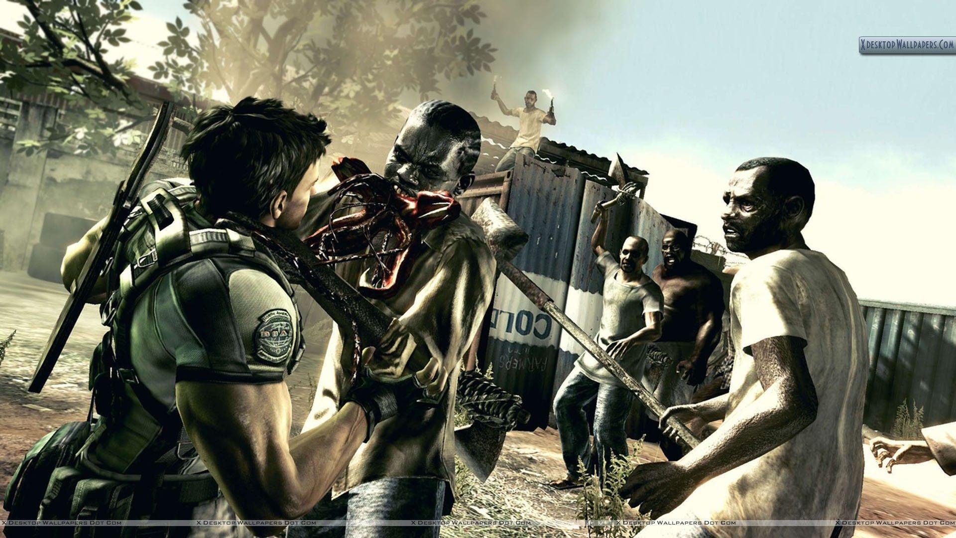 1920x1080 Zombies Attacking on Chris Wallpaper