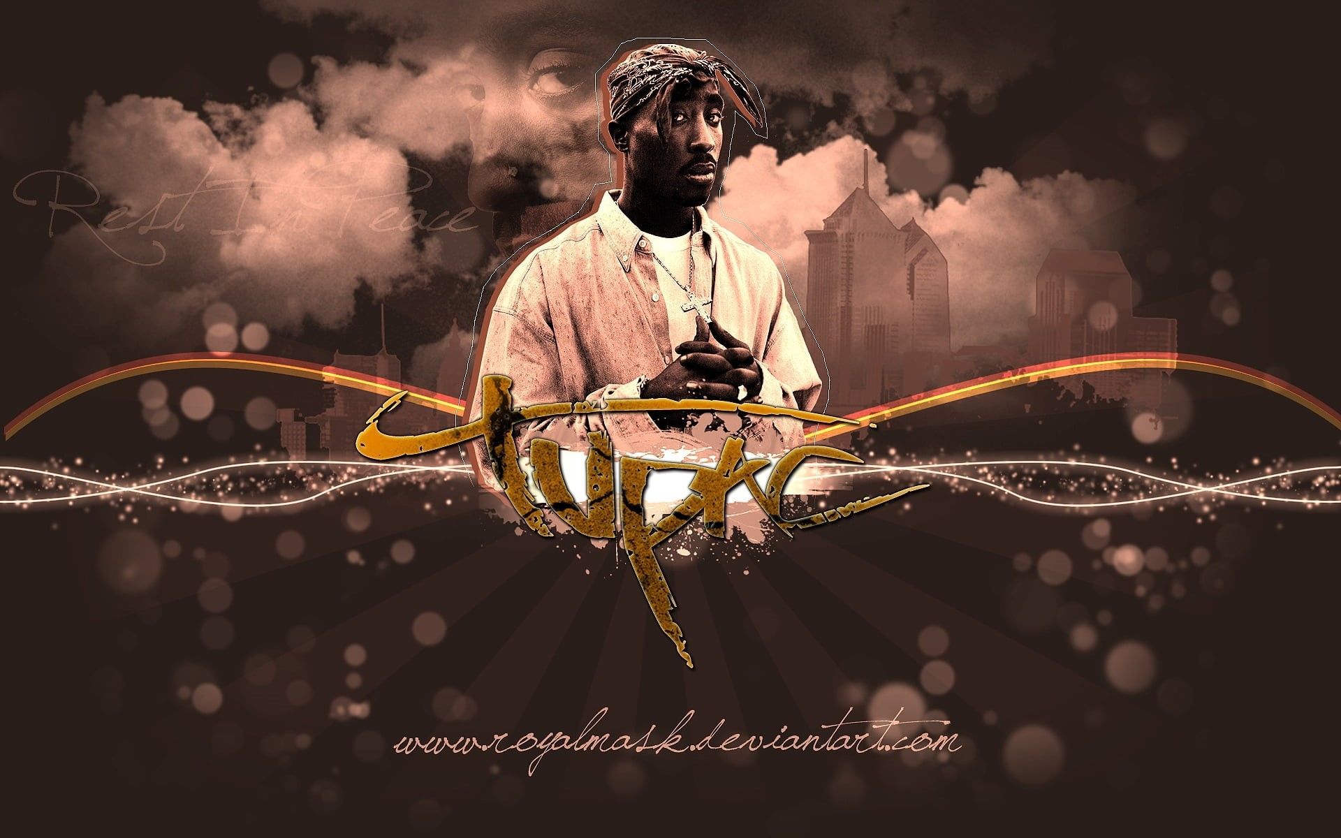 1920x1200 Wallpaper / background, males, illustration, front view, sign, occupation, water, architecture, 1080P, men, people, shakur, tupac, wallpaper, dark, black Color, real people free download
