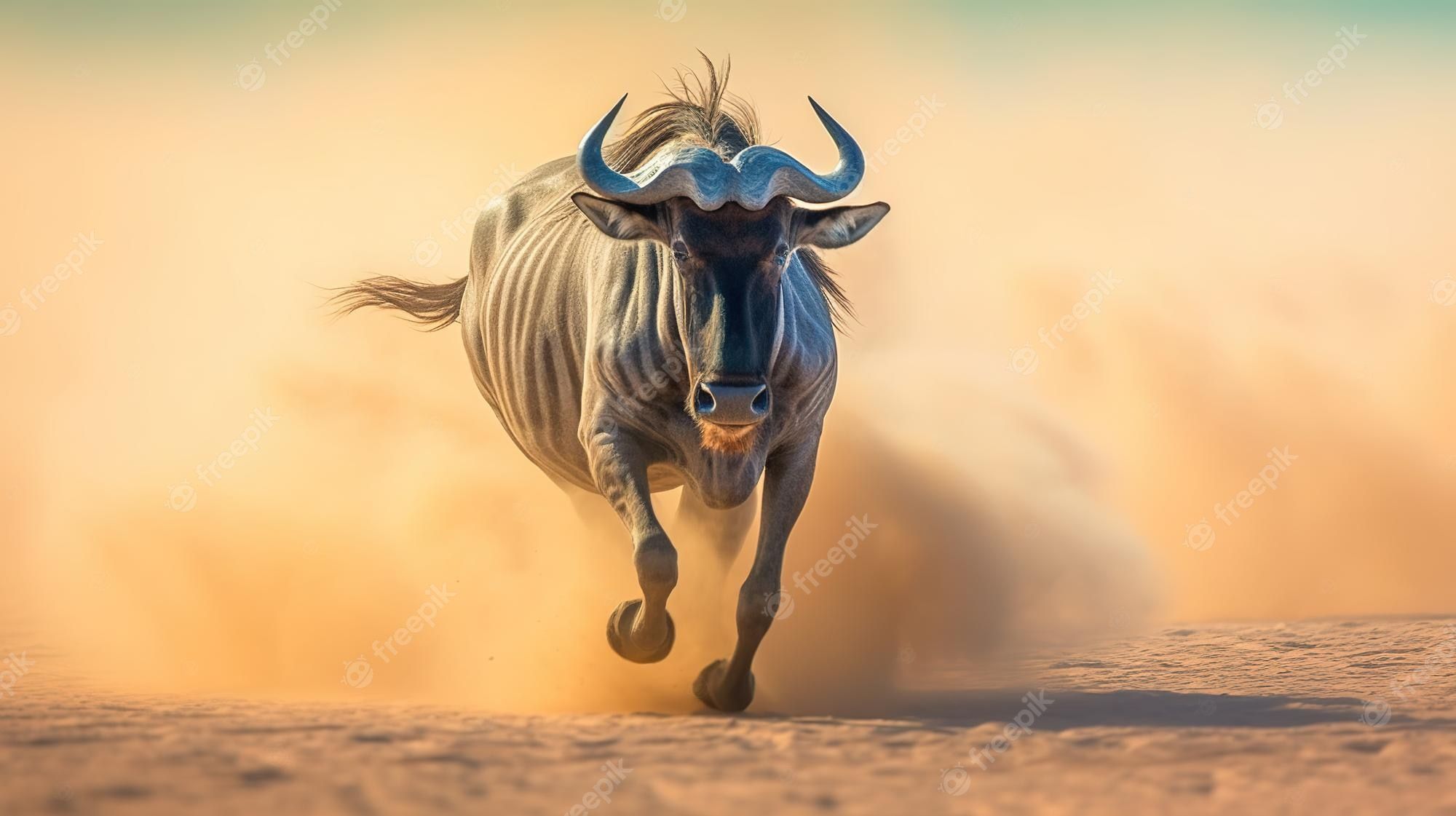 2000x1121 Blue Wildebeest Image