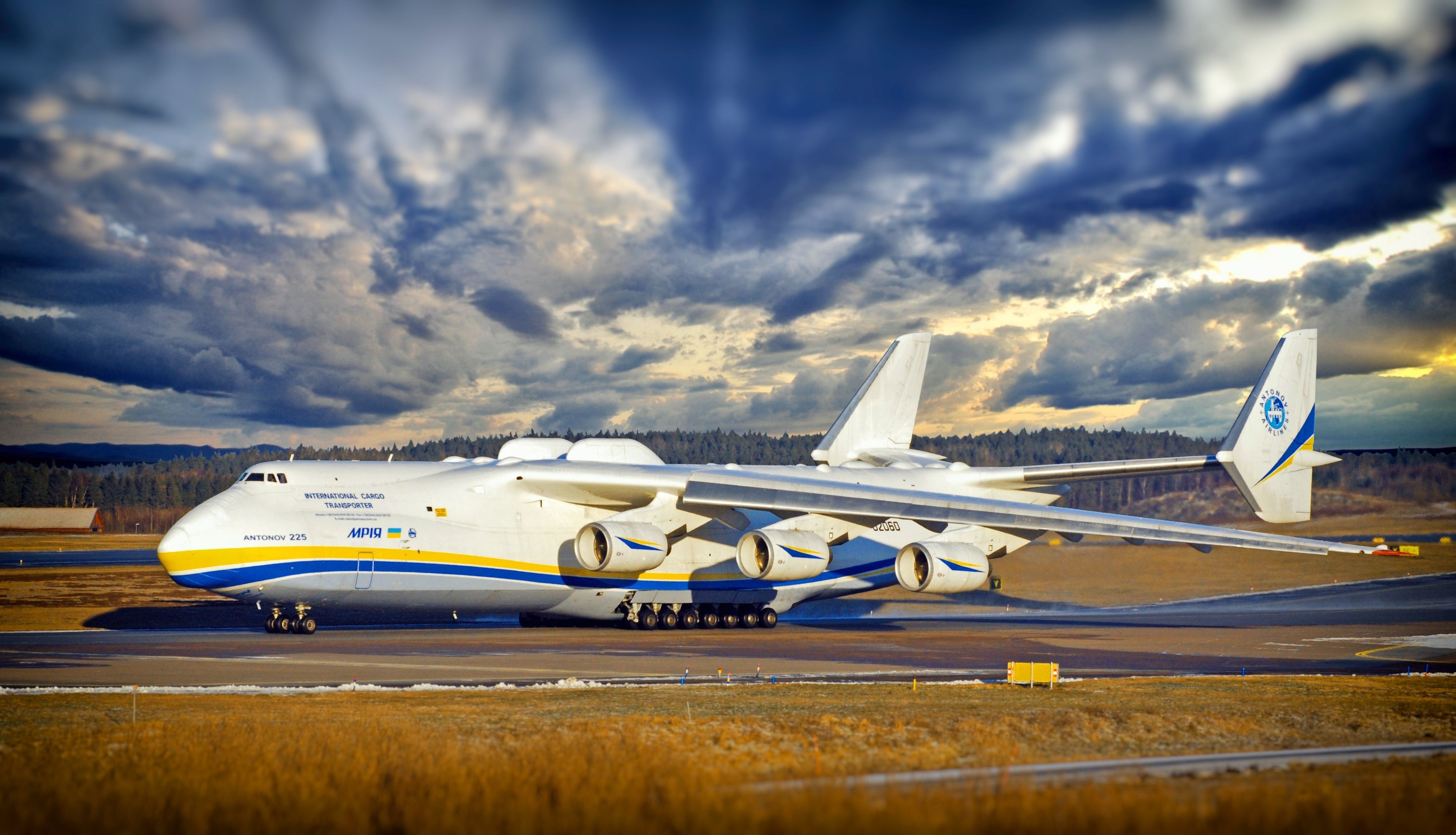 3872x2220 Wallpaper. Aviation. photo. picture. the plane, an- Mriya, Ukraine