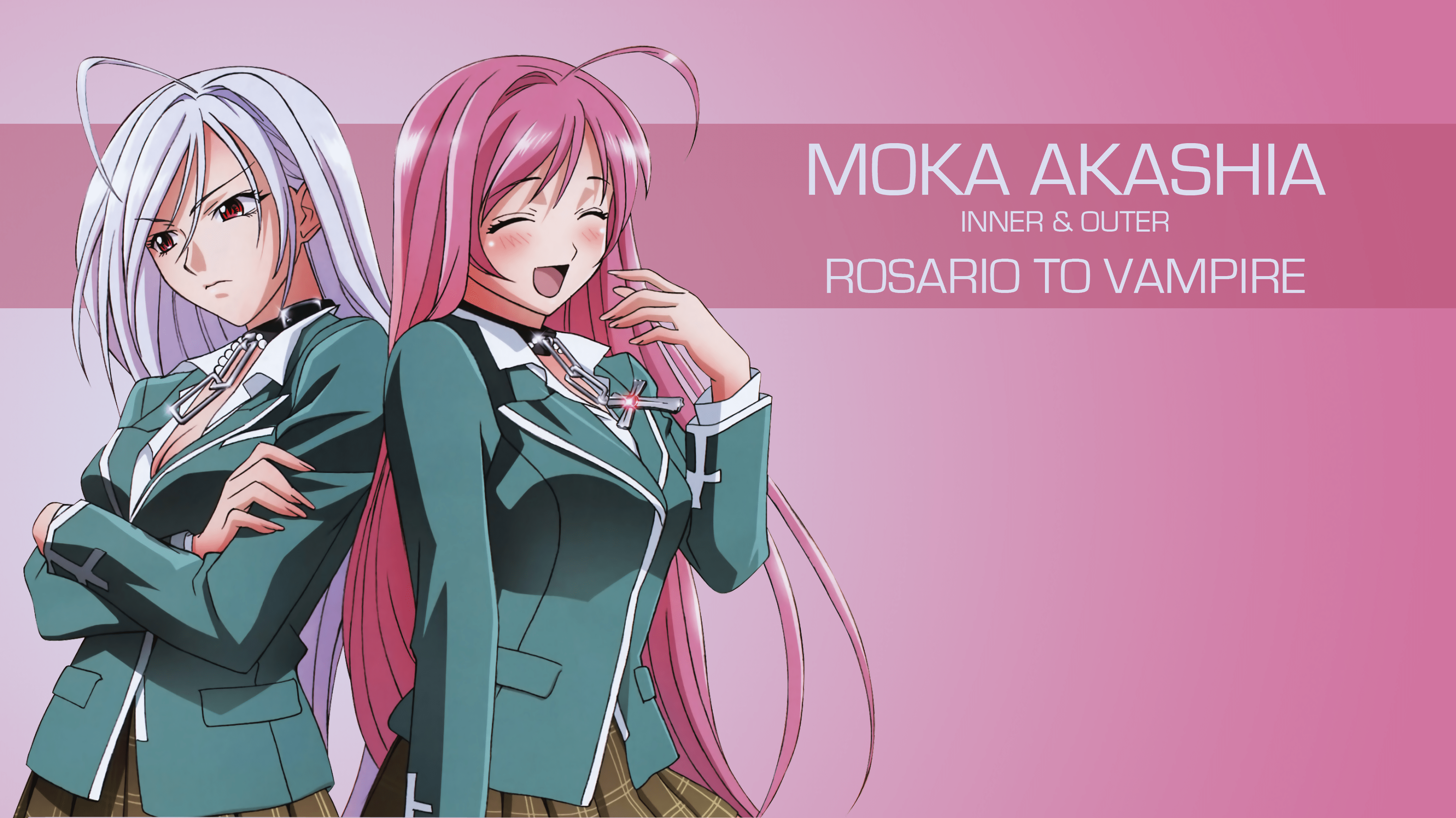 3840x2160 Moka Akashiya Rosario Vampire Wallpaper:3840x2160