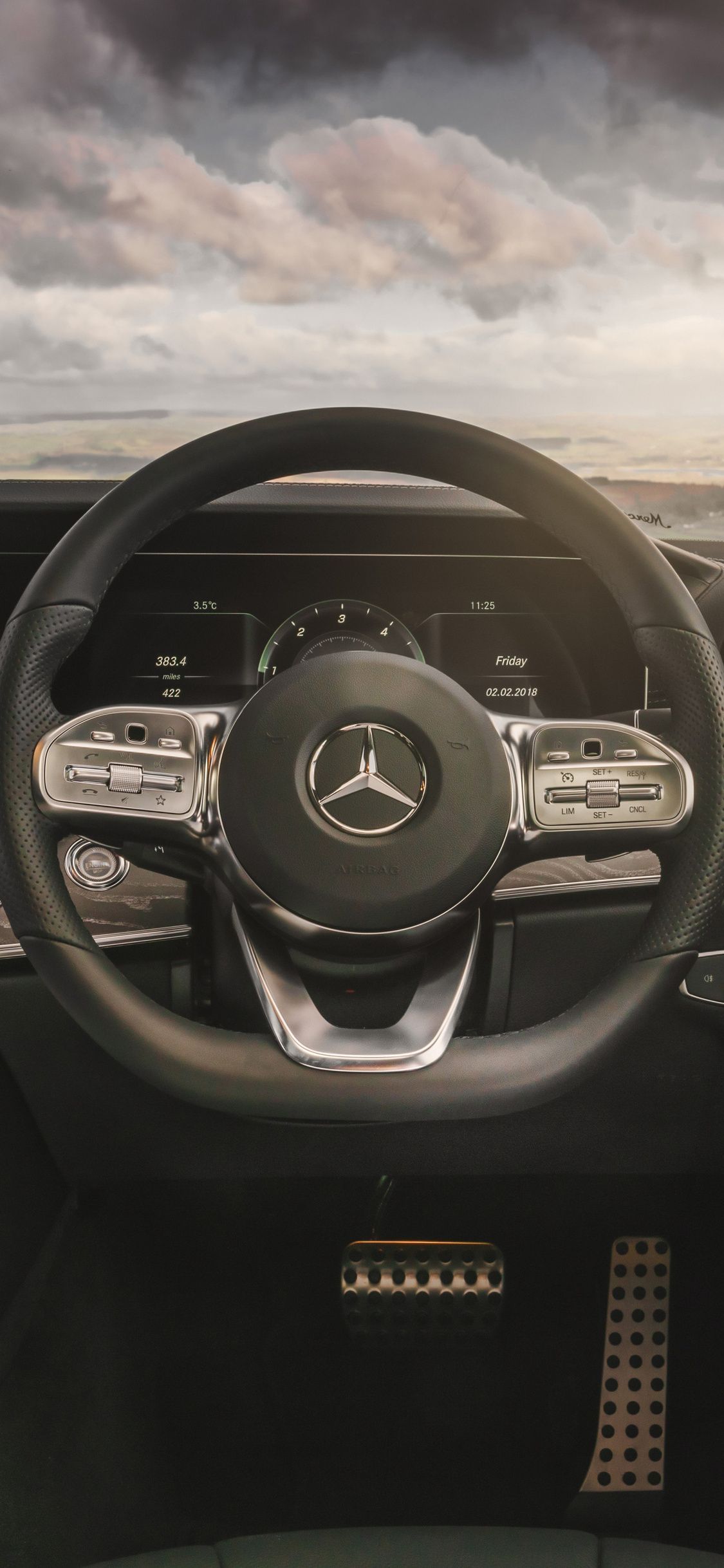 1125x2436 Mercedes Benz CLS 400 D AMG Interior iPhone XS, iPhone iPhone X HD 4k Wallpaper, Image, Background, Photo and Picture