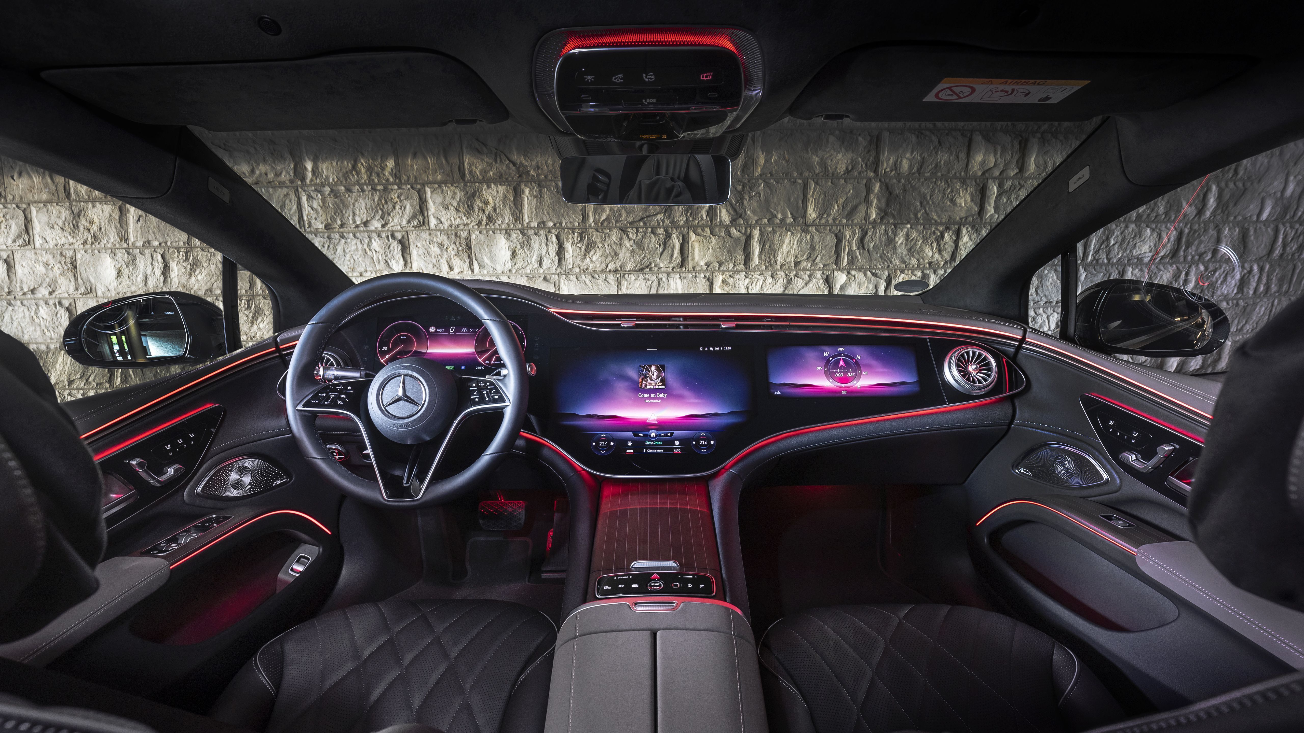 5120x2880 Free download Mercedes Benz EQS 580 4MATIC 2021 Interior Wallpaper HD Car [5120x2880] for your Desktop, Mobile & Tablet. Explore Mercedes EQS Wallpaper. Mclaren Mercedes Wallpaper, Mercedes Logo Wallpaper, Mercedes Wallpaper