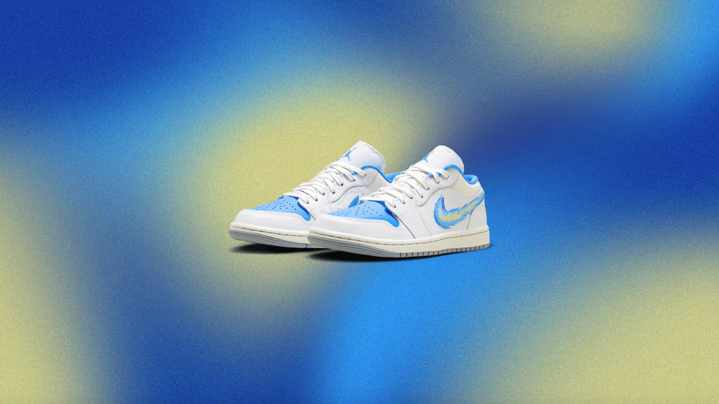 2464x1386 The Nike Air Jordan 1 Low 'Born To Fly' is a skate shoe in disguise