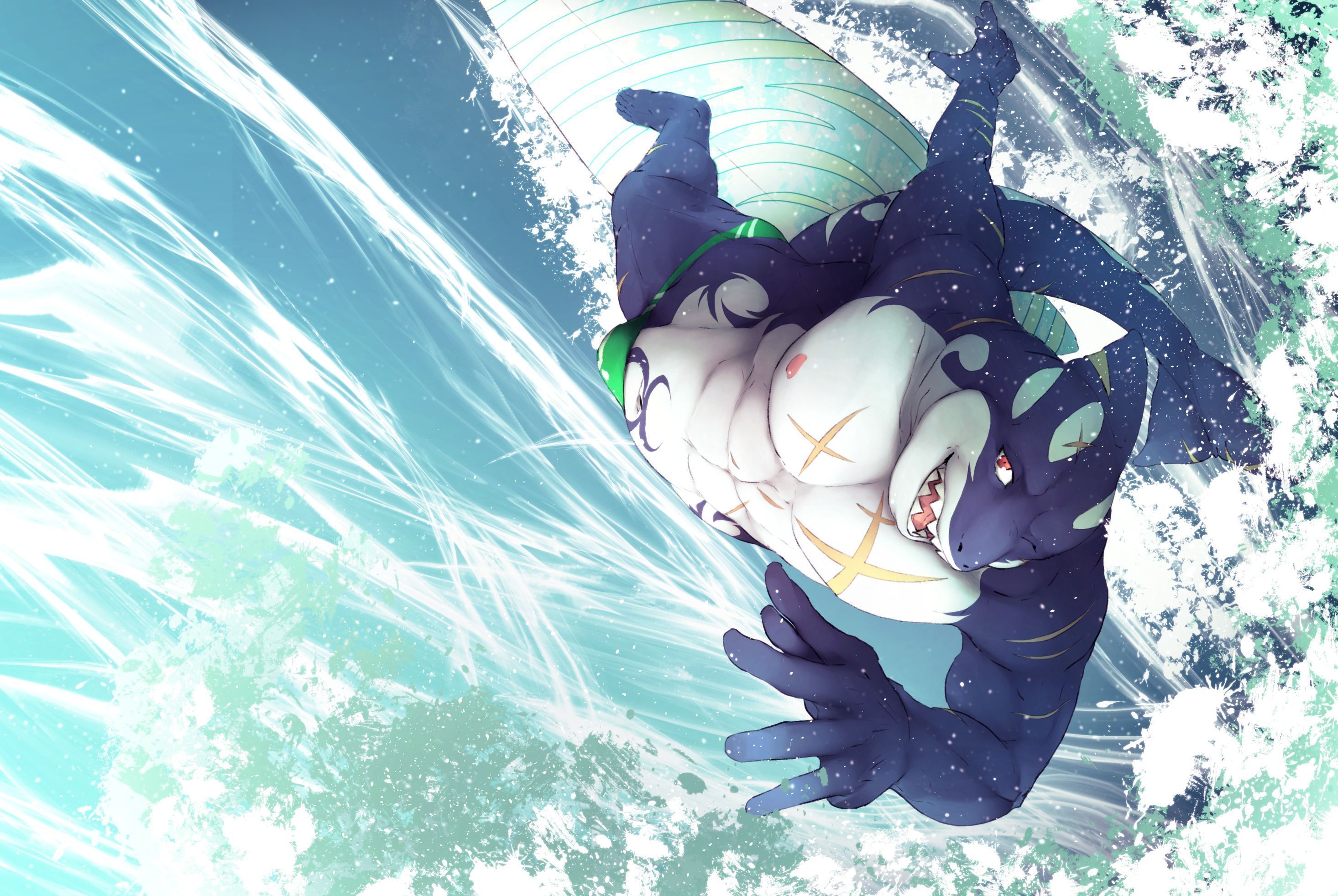 2932x1964 Download Typhon (Tokyo Afterschool Summoners) wallpaper for mobile phone, free Typhon (Tokyo Afterschool Summoners) HD picture