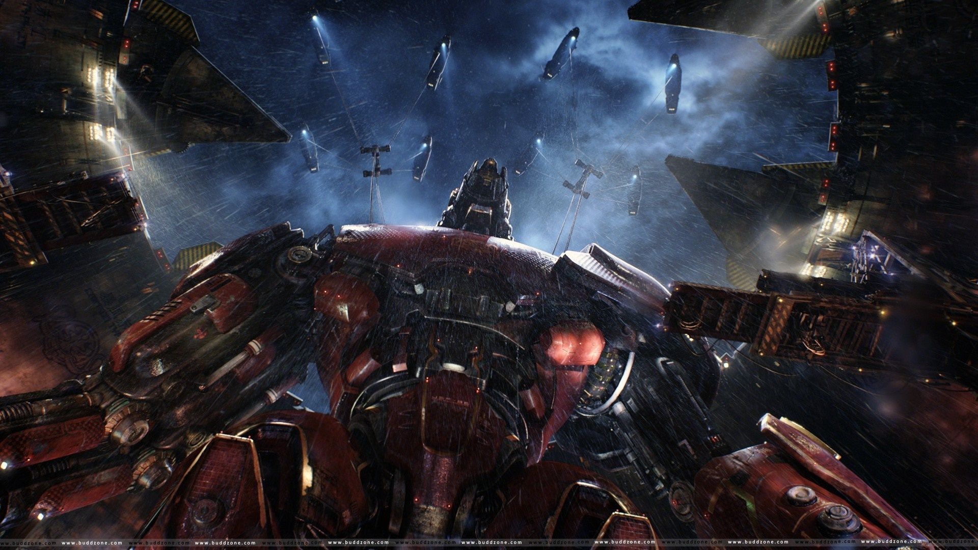 1920x1080 Crimson Typhoon Wallpaper