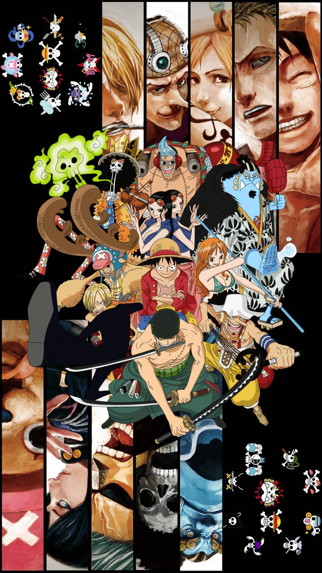 1080x1920 Download A Collection of Our Favorite One Piece Characters Wallpaper