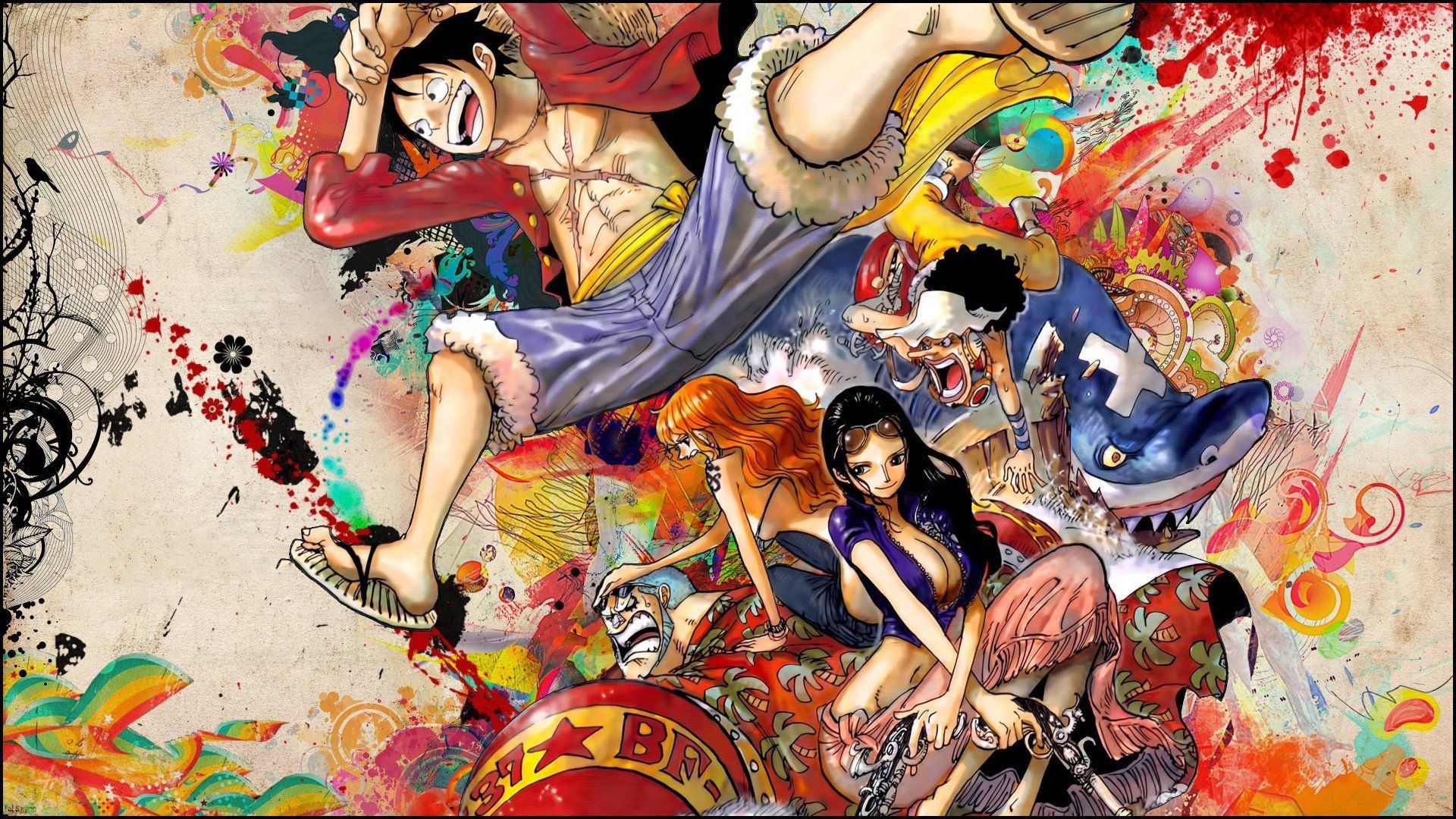 1920x1080 One Piece Character Wallpaper