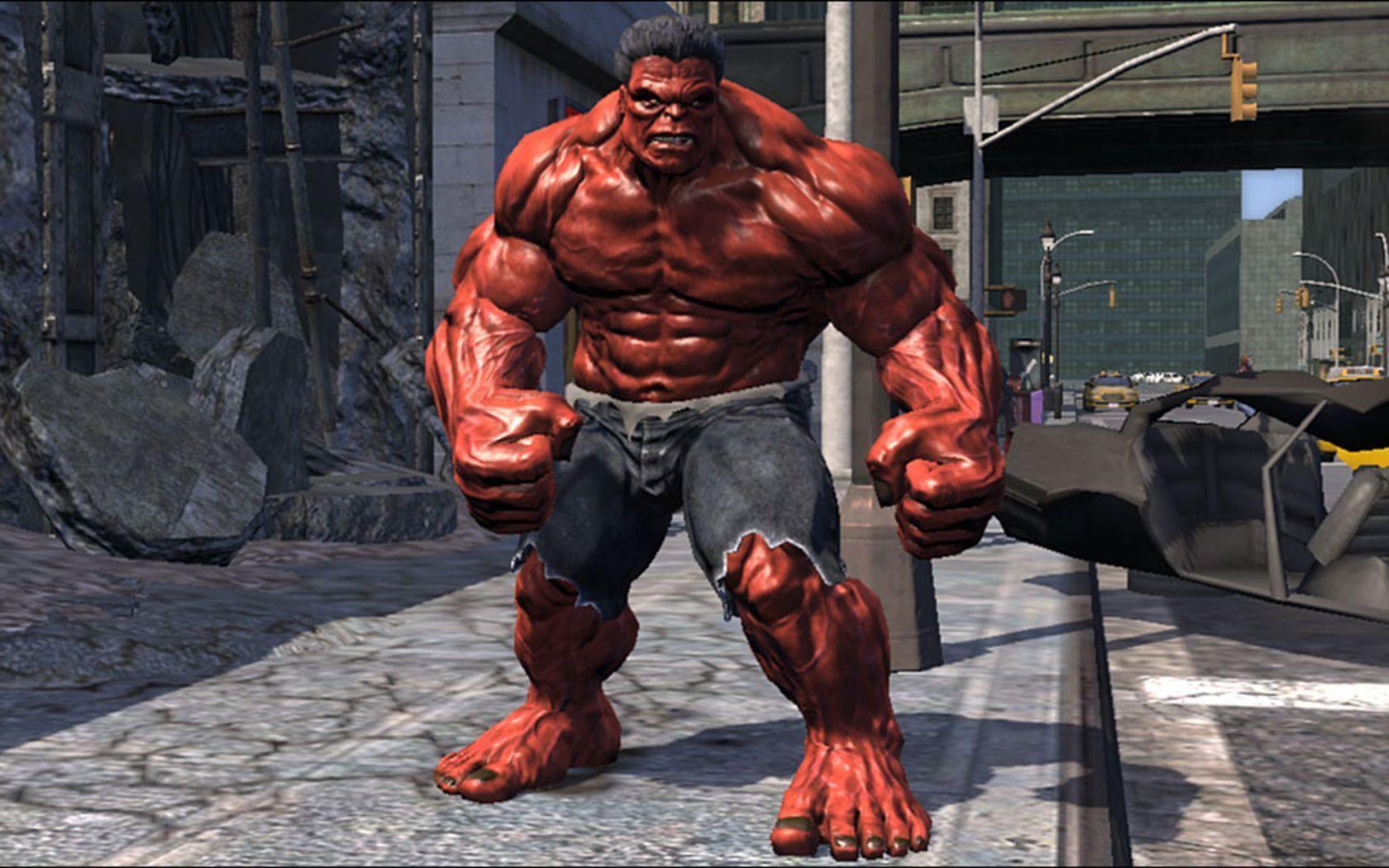 1680x1050 Red Hulk Wallpaper