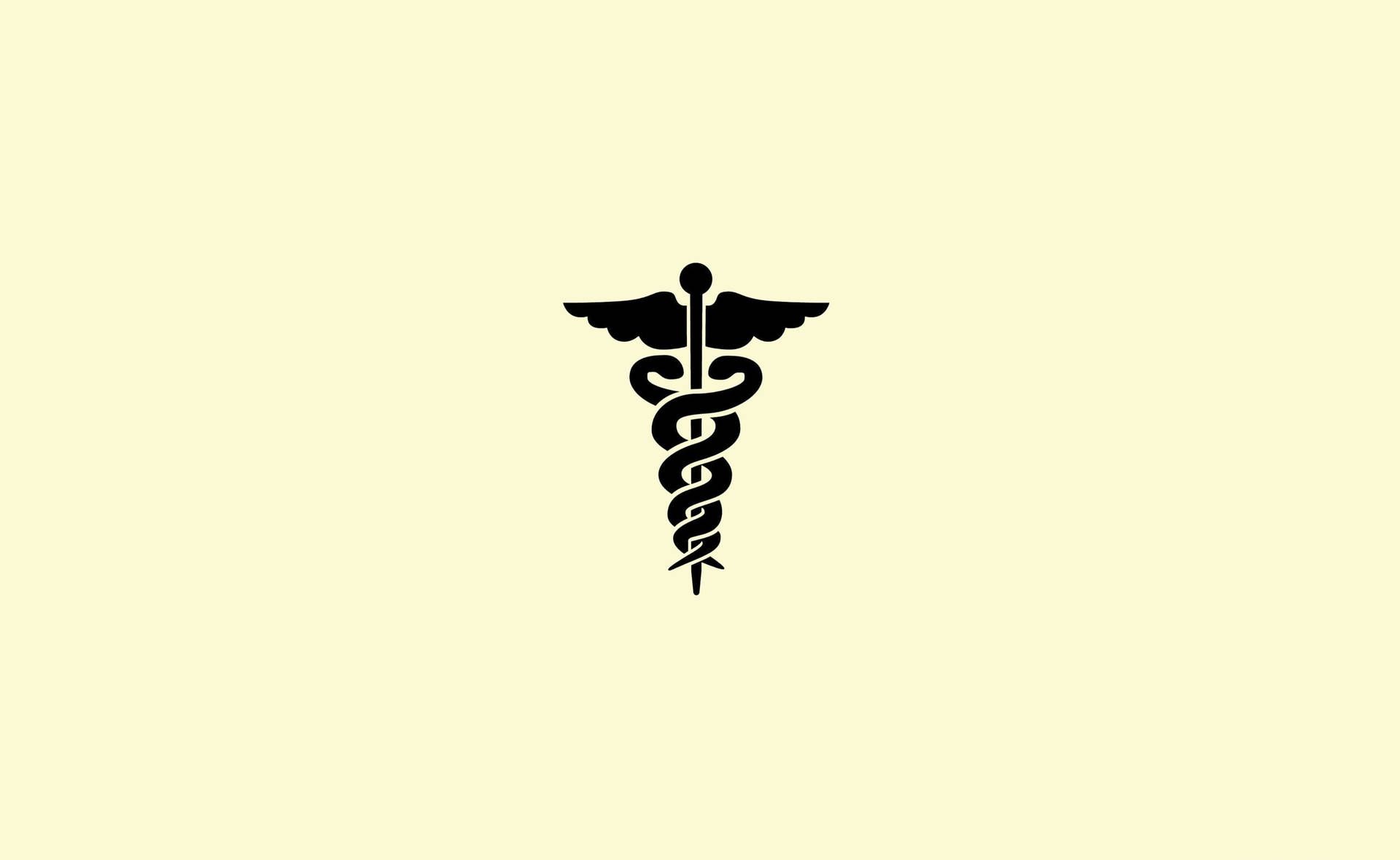 1920x1180 Download Caduceus Medical Symbol Black Wallpaper