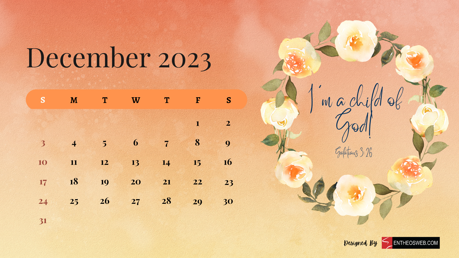 1920x1080 Desktop Calendar Wallpaper