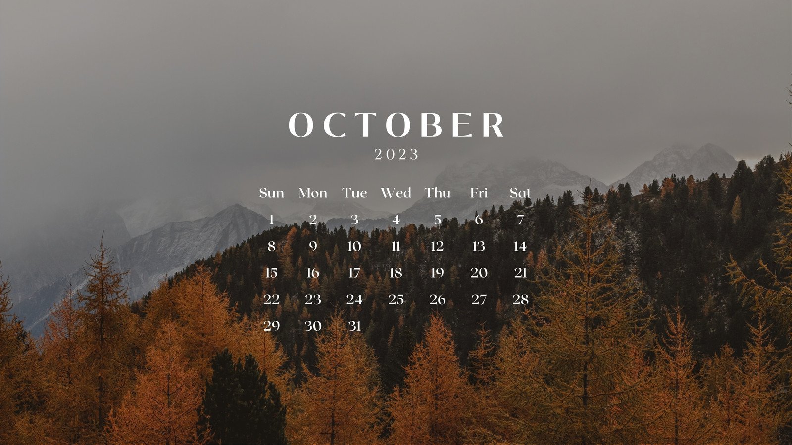 October 2023 Calendar Wallpapers - Top Free October 2023 Calendar ...