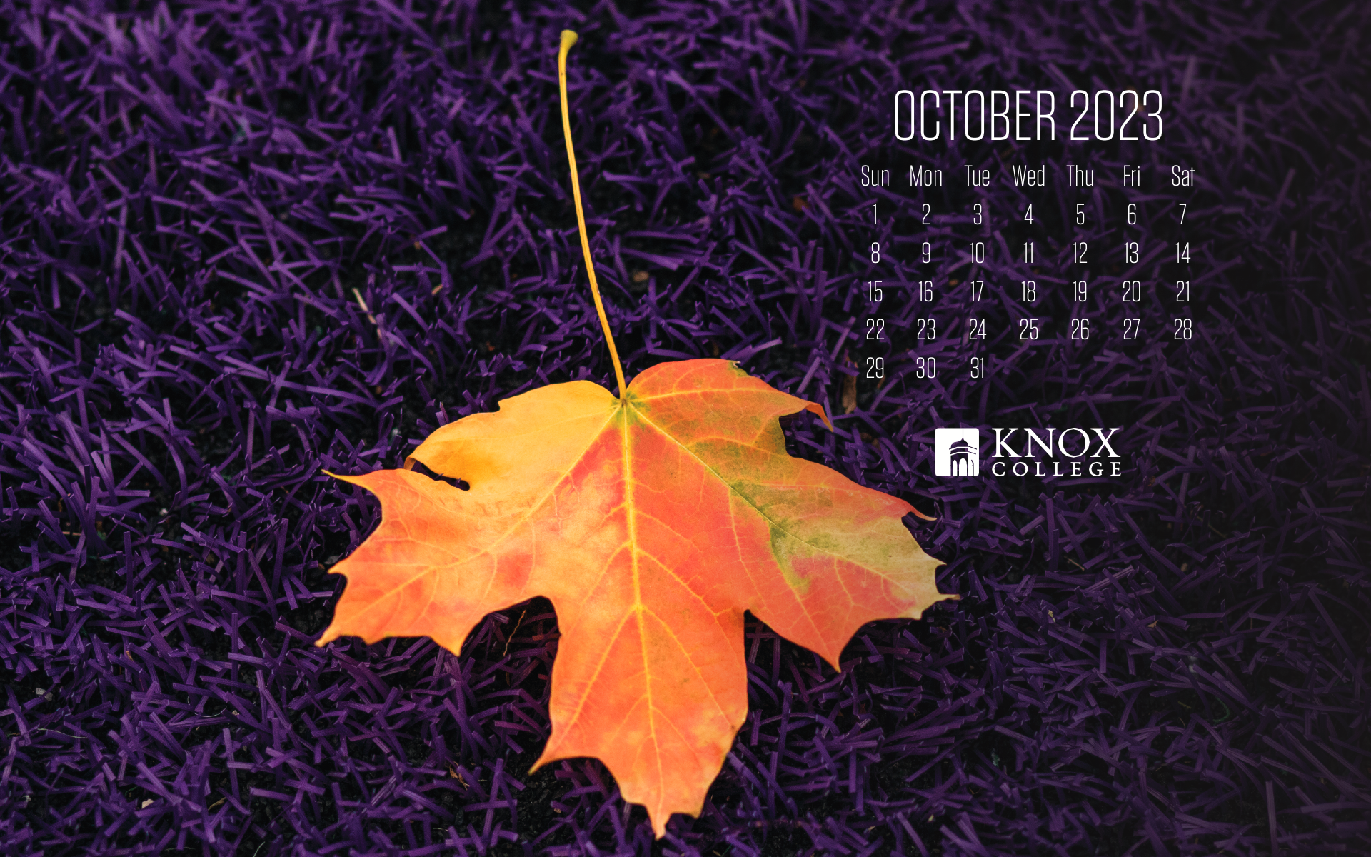 1920x1200 Knox Calendar