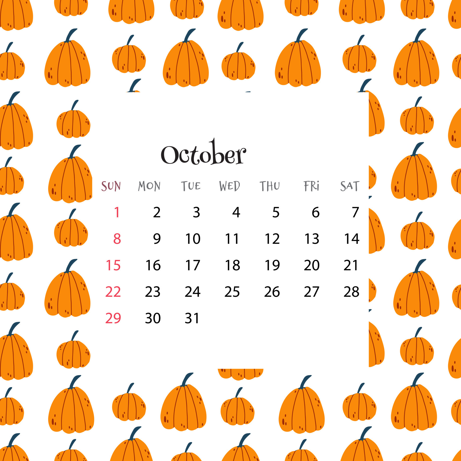 October 2023 Calendar Wallpapers - Top Free October 2023 Calendar