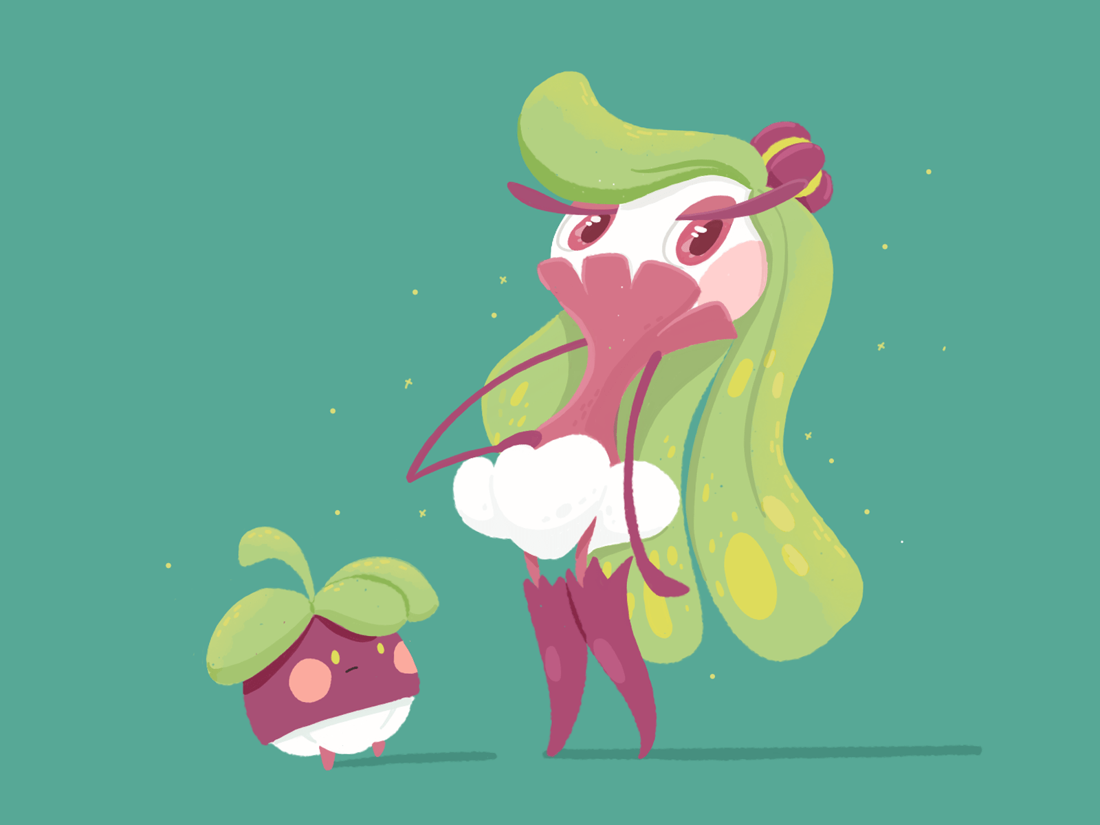 1600x1200 763: Tsareena by Pon Cervantes on Dribbble